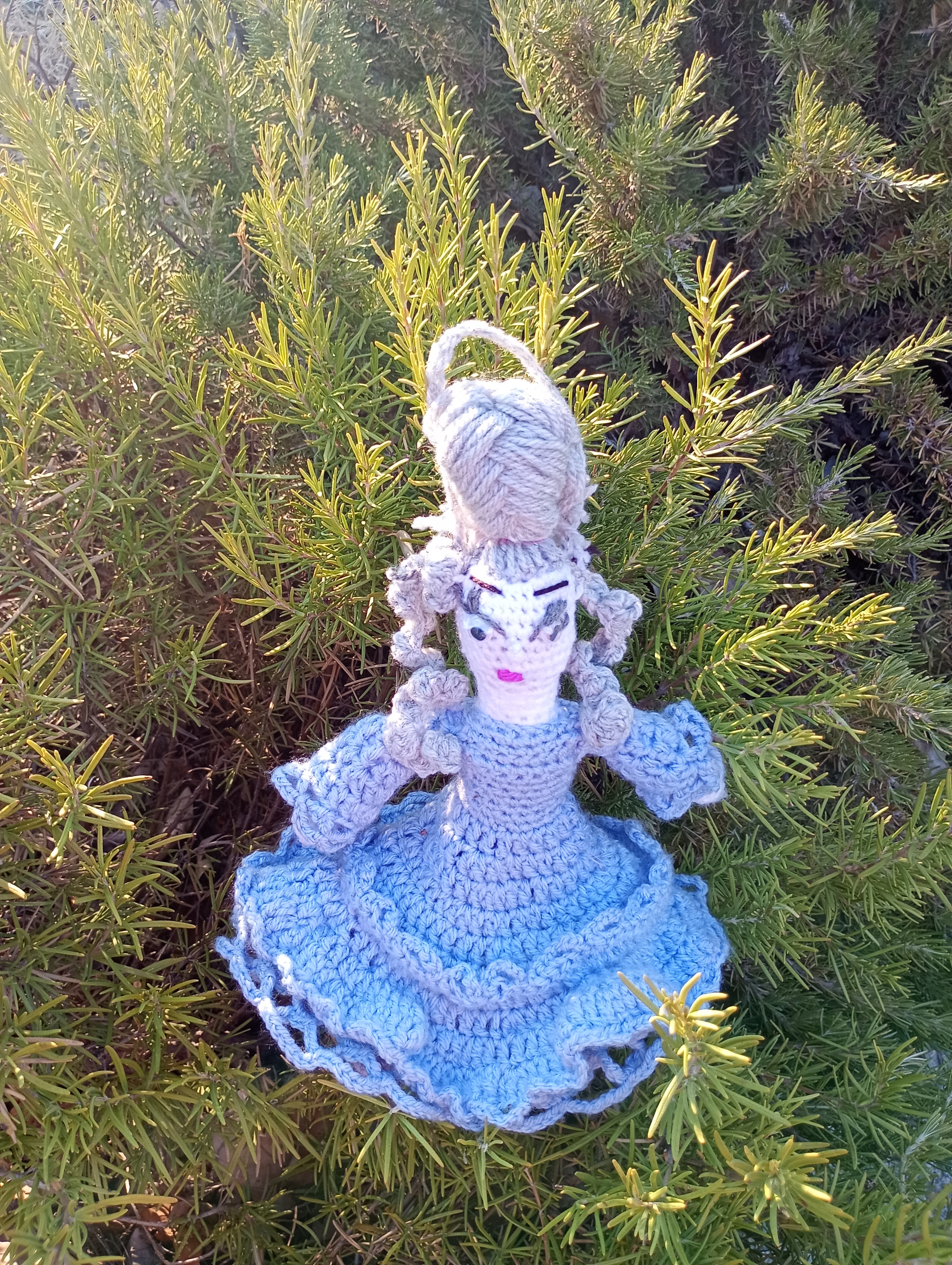 Poupe exsclusive crochet Aurora 25cm