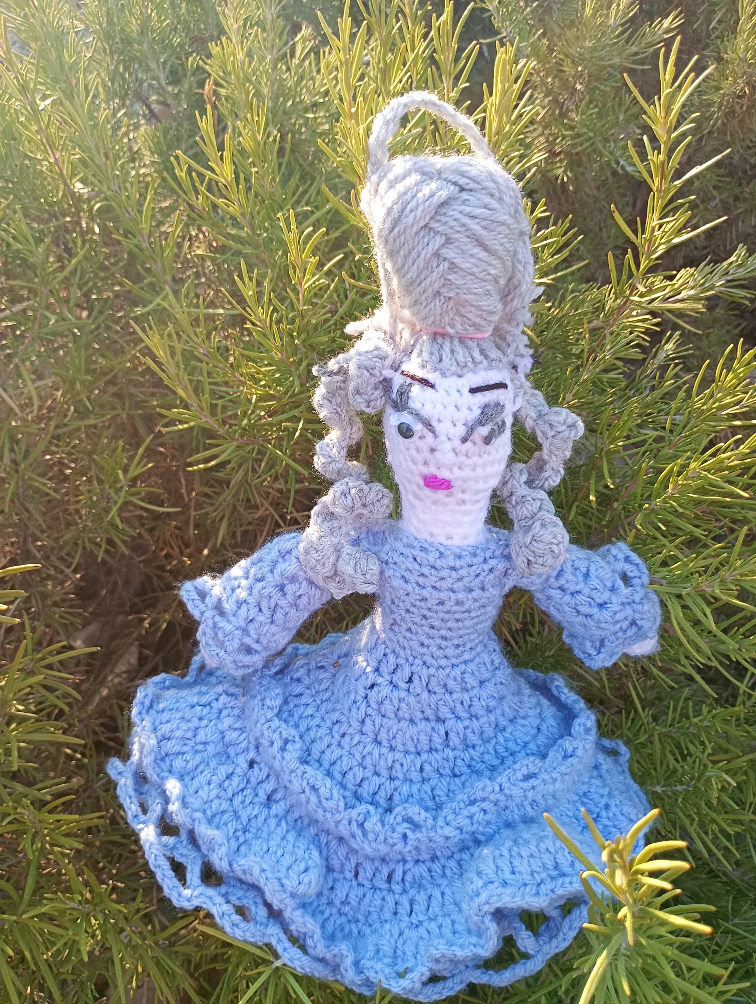 Poupe exsclusive crochet Aurora 25cm