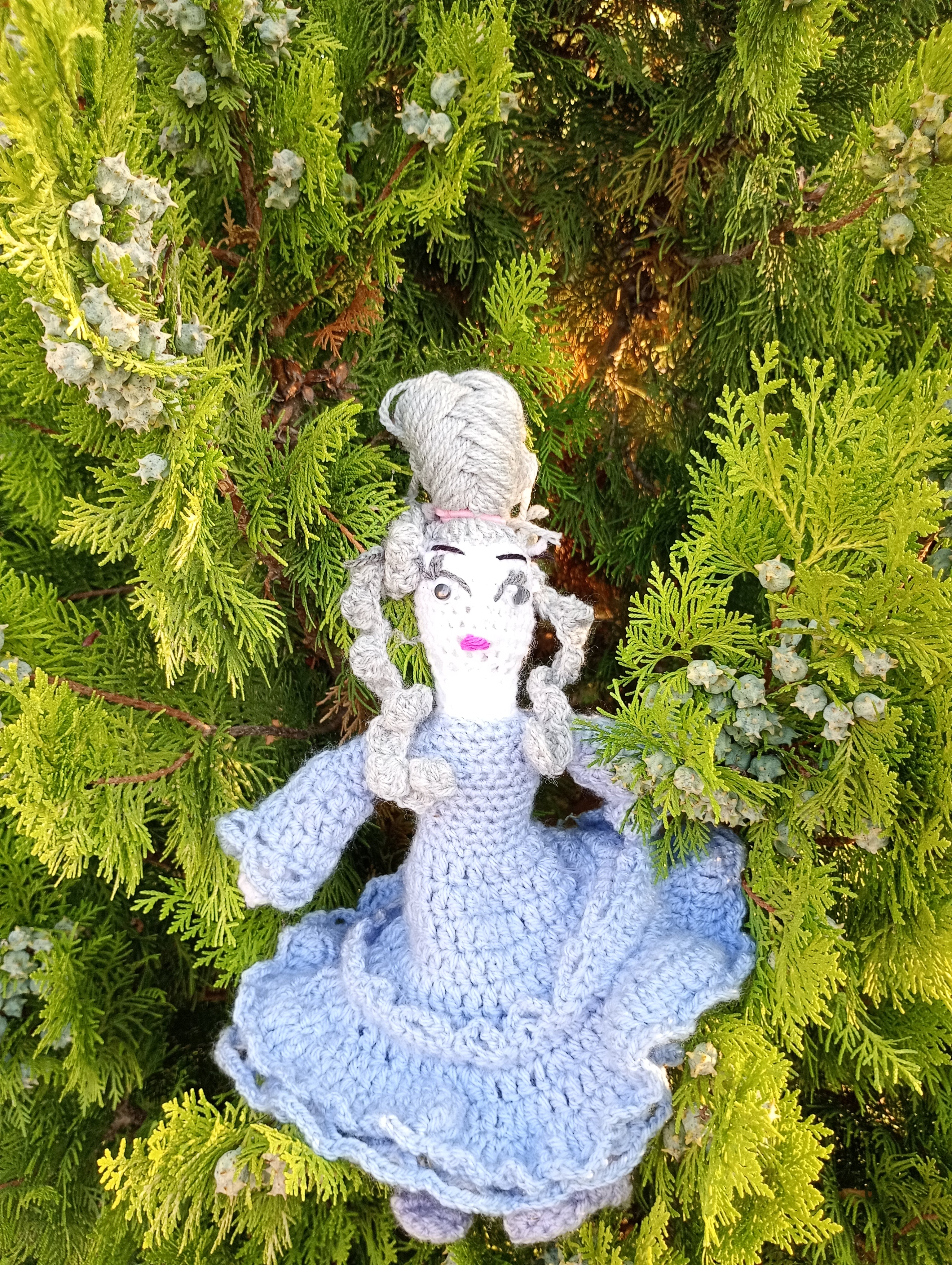 Poupe exsclusive crochet Aurora 25cm