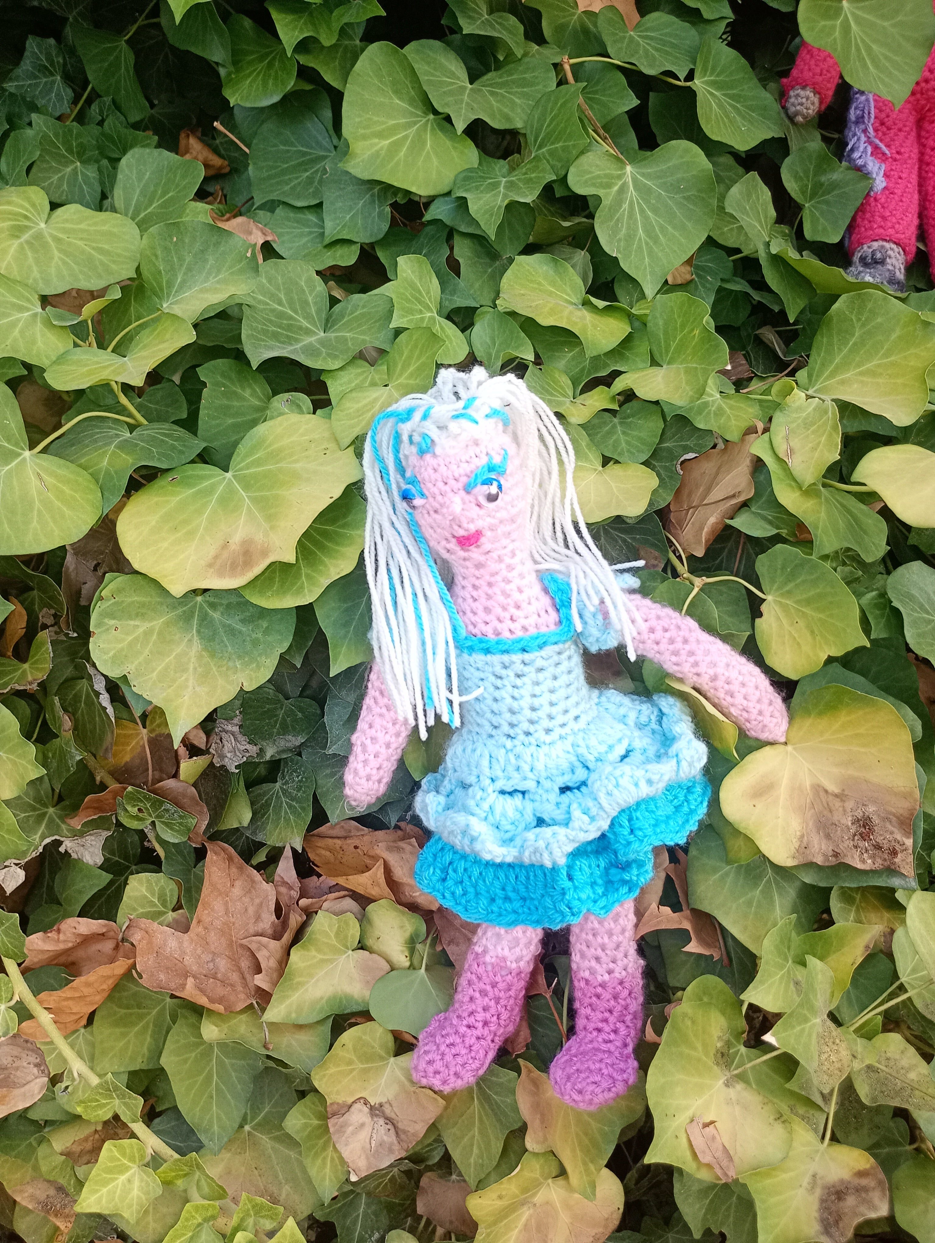 Poupe exsclusive crochet. Takis Muse d'unspirasion