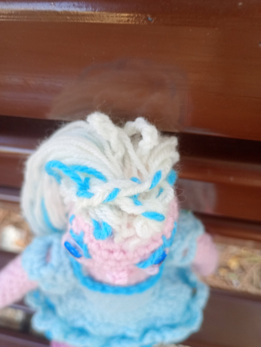 Poupe exsclusive crochet. Takis Muse d'unspirasion