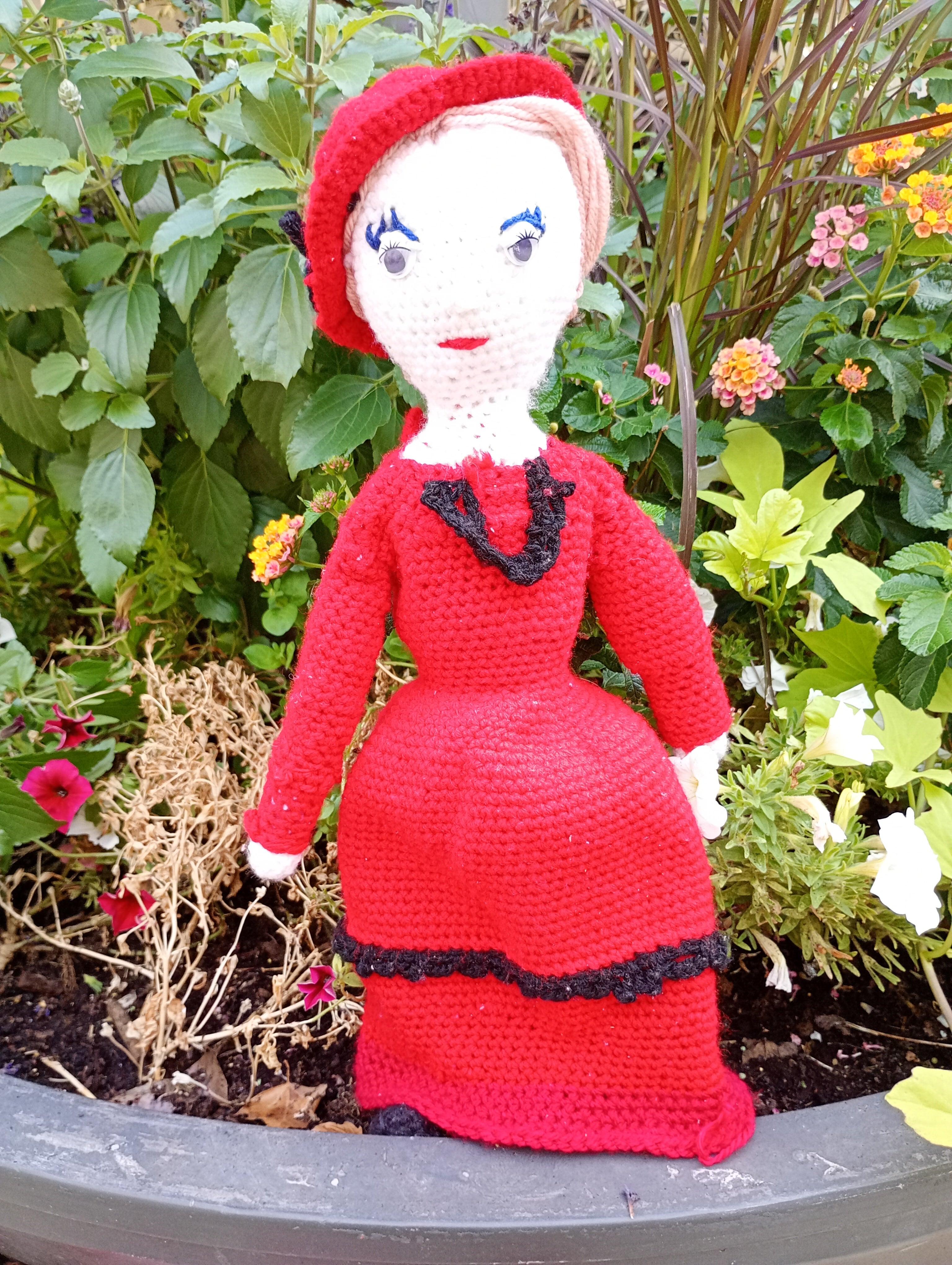 Poupe exsclusive crochet Amelis  Gardienne og Love 55cm