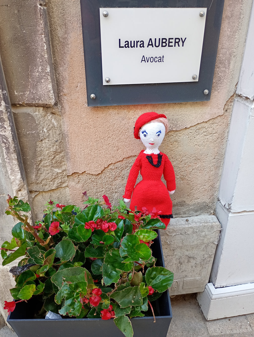 Poupe exsclusive crochet Amelis  Gardienne og Love 55cm