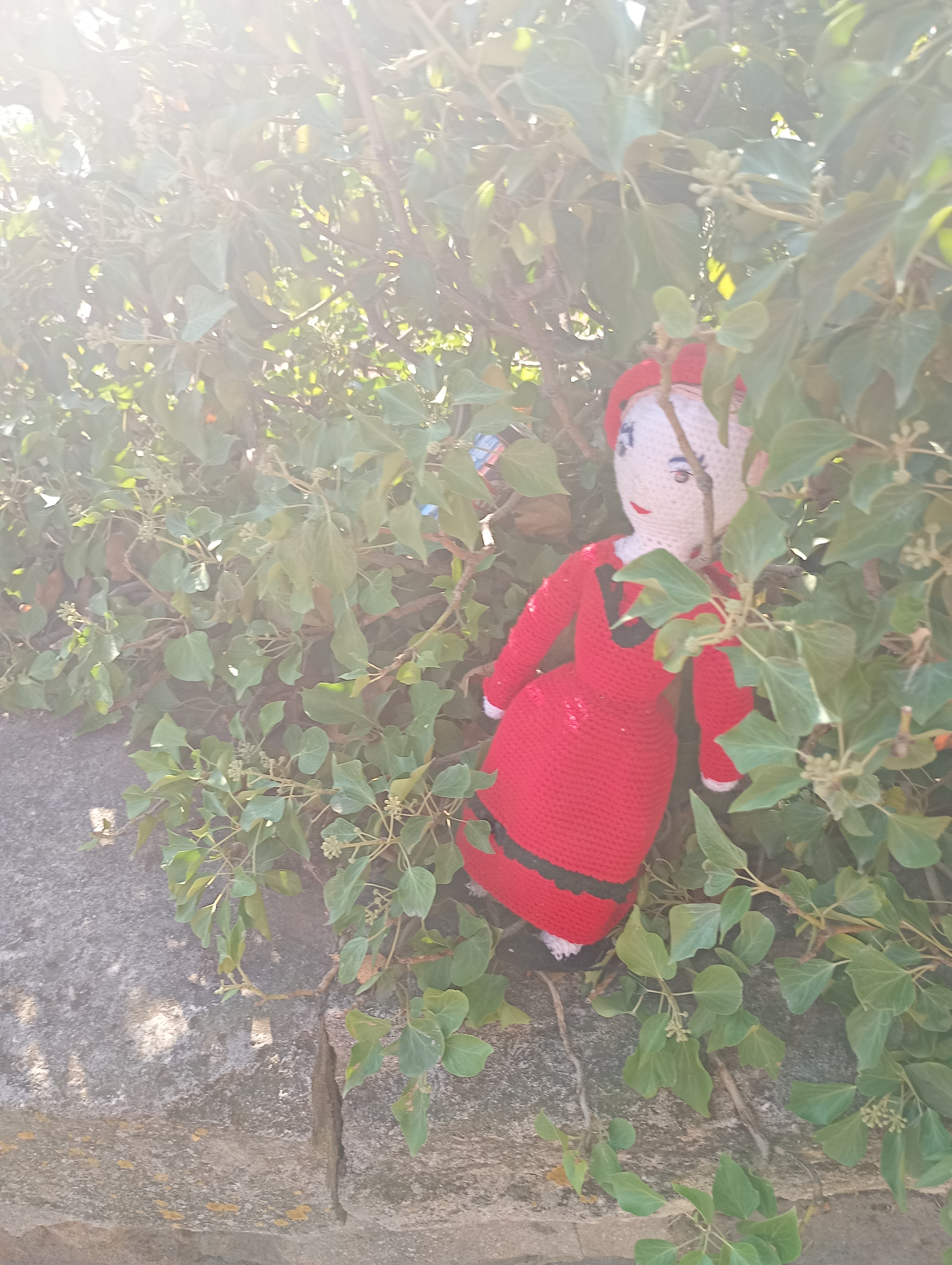 Poupe exsclusive crochet Amelis  Gardienne og Love 55cm