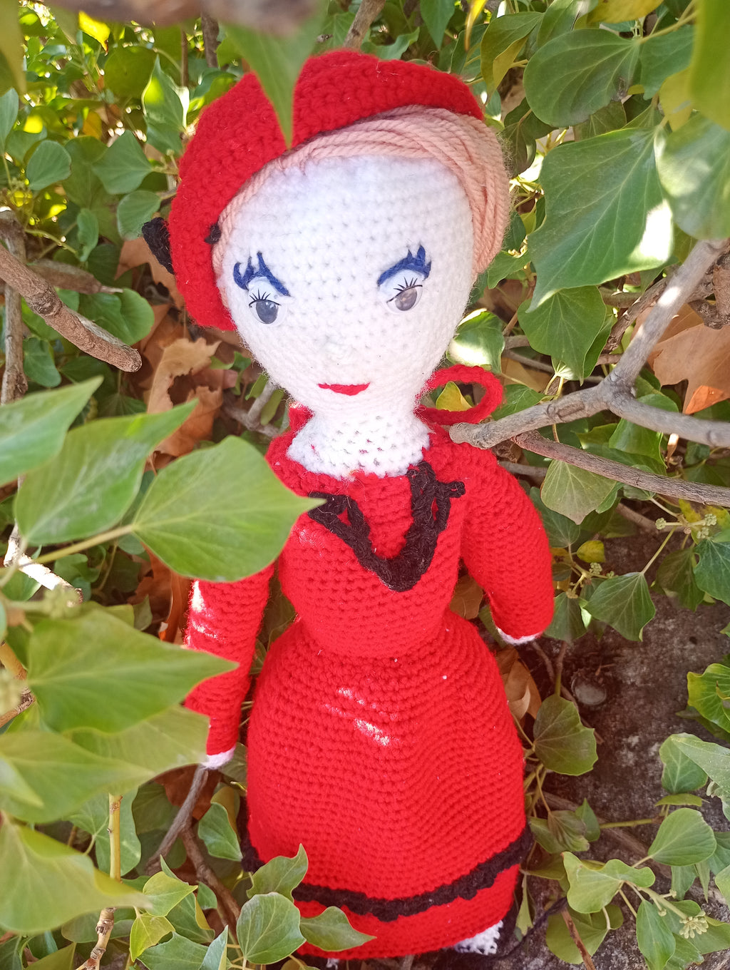 Poupe exsclusive crochet Amelis  Gardienne og Love 55cm