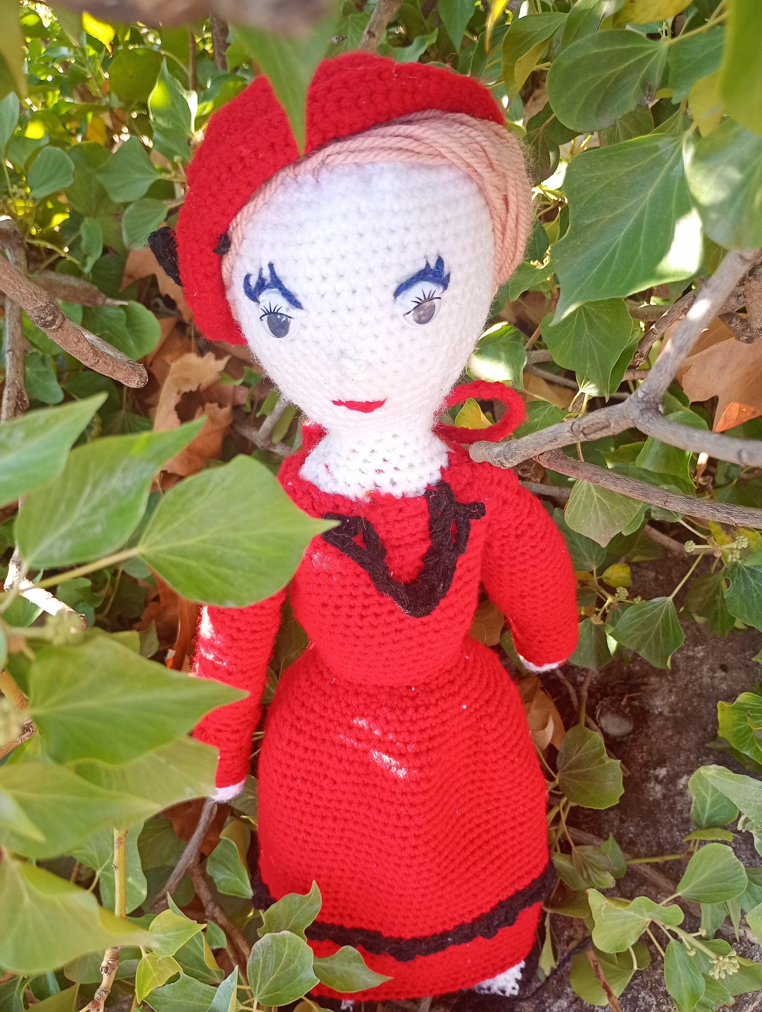 Poupe exsclusive crochet Amelis  Gardienne og Love 55cm