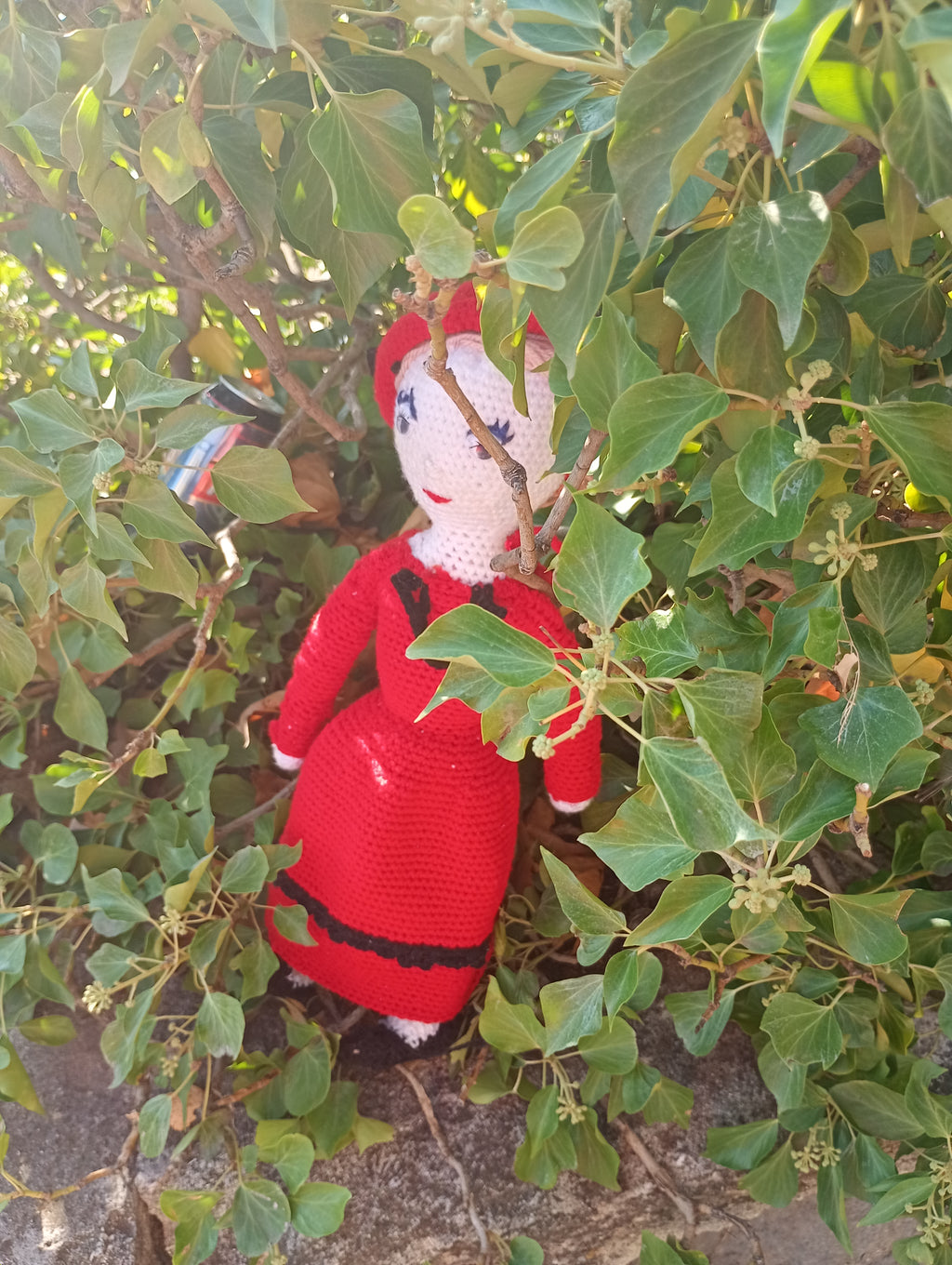 Poupe exsclusive crochet Amelis  Gardienne og Love 55cm