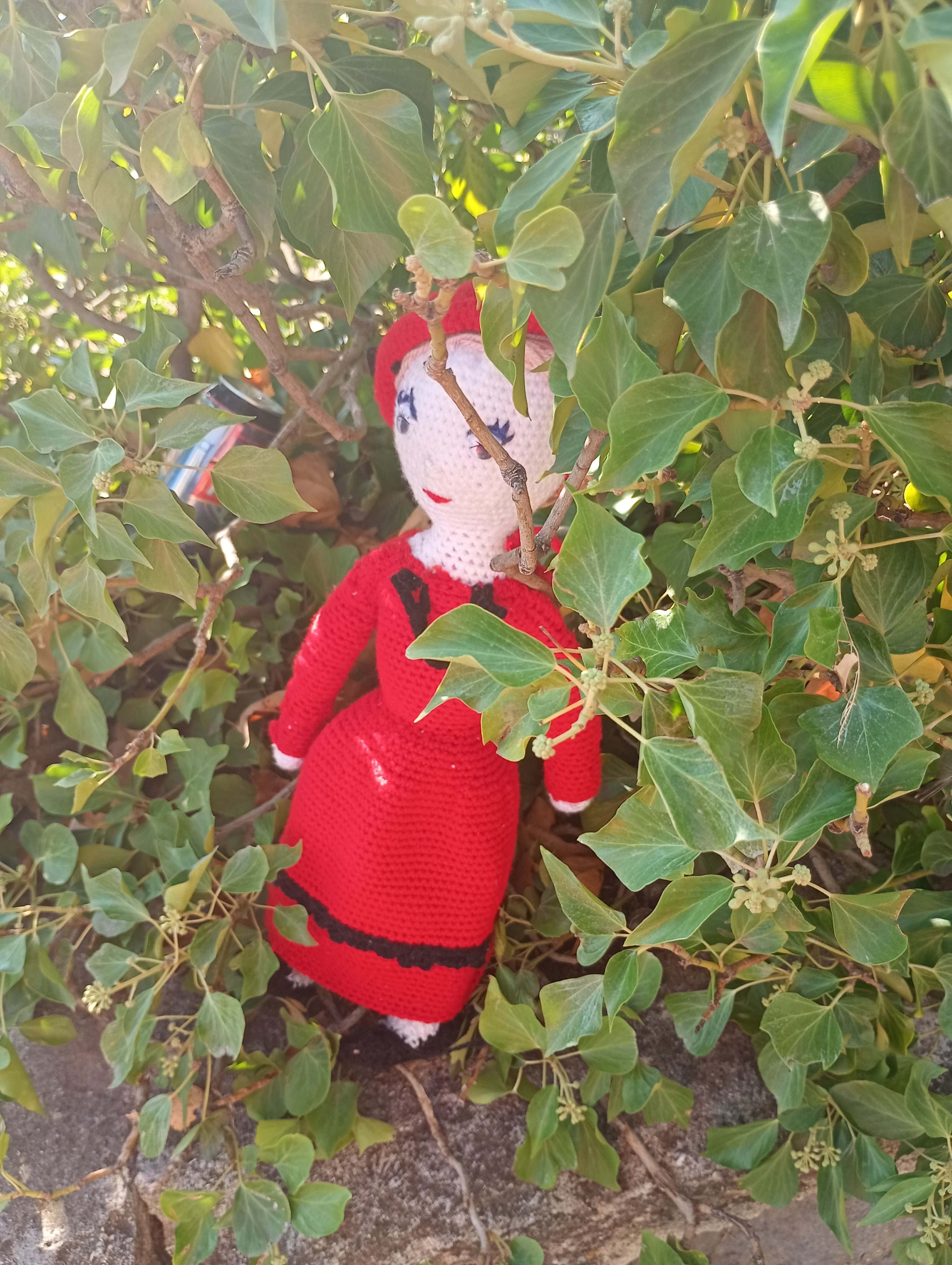 Poupe exsclusive crochet Amelis  Gardienne og Love 55cm