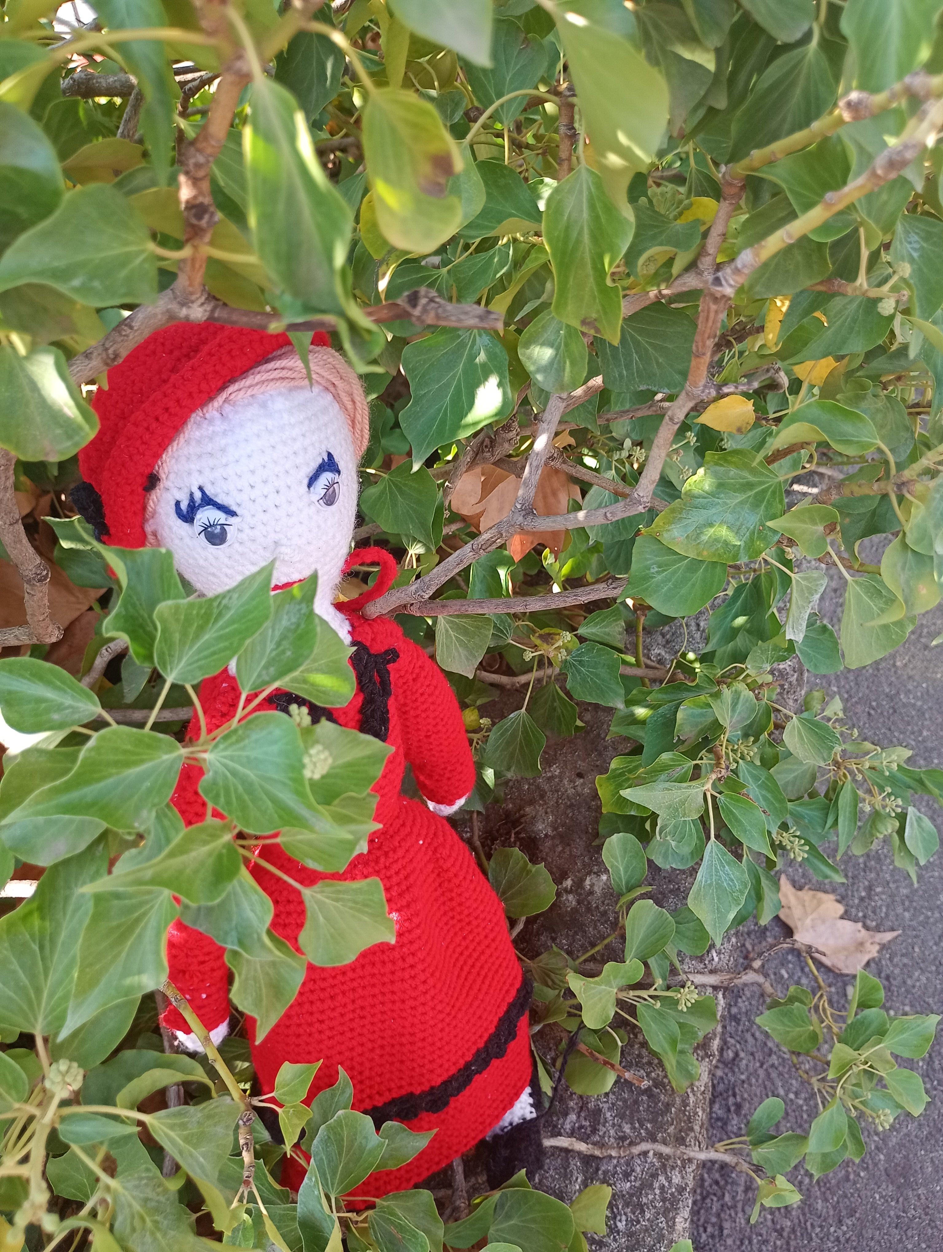 Poupe exsclusive crochet Amelis  Gardienne og Love 55cm