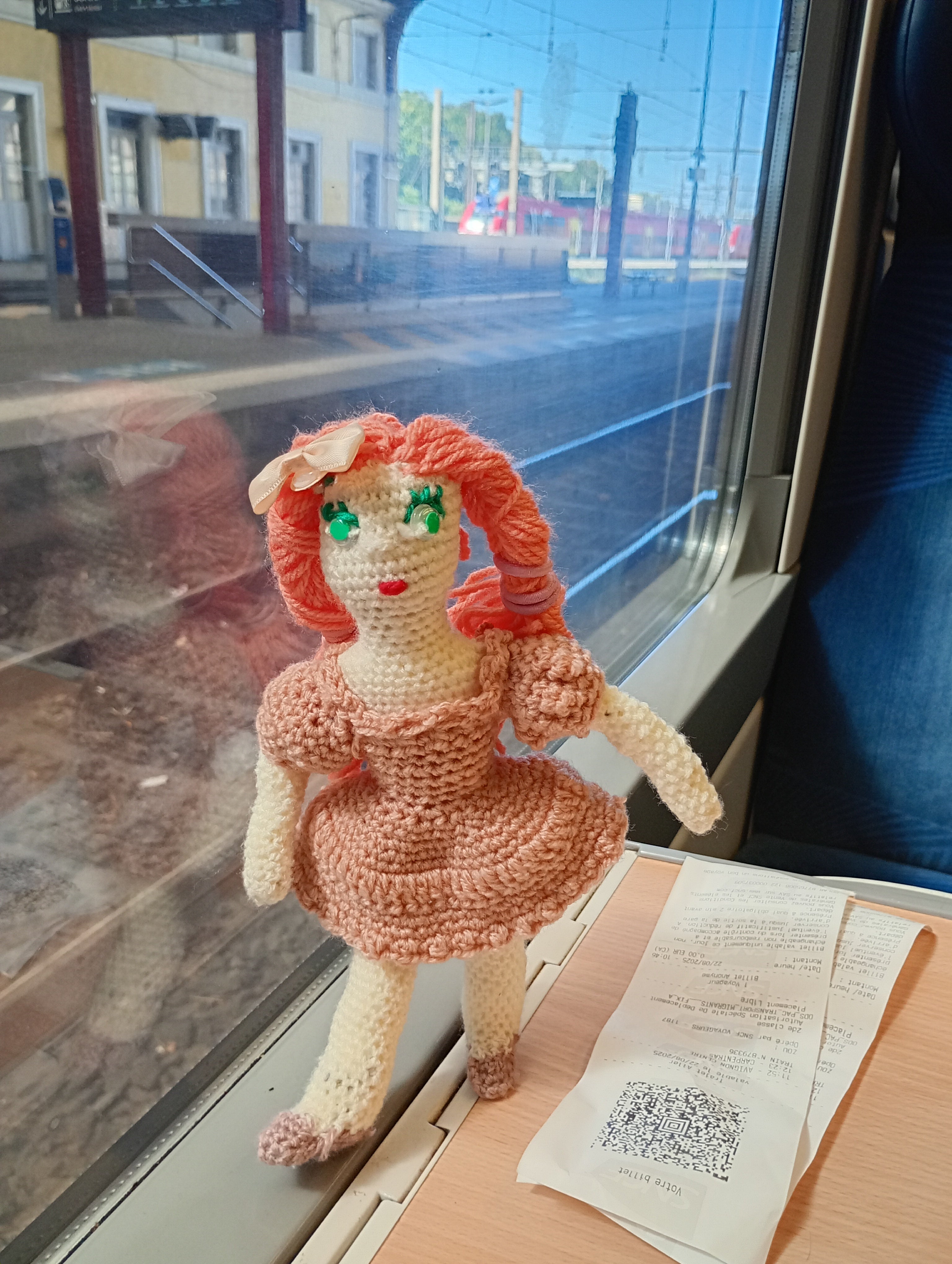 Poupe exsclusive crochet Mudrfe l'inspirstion 25vm