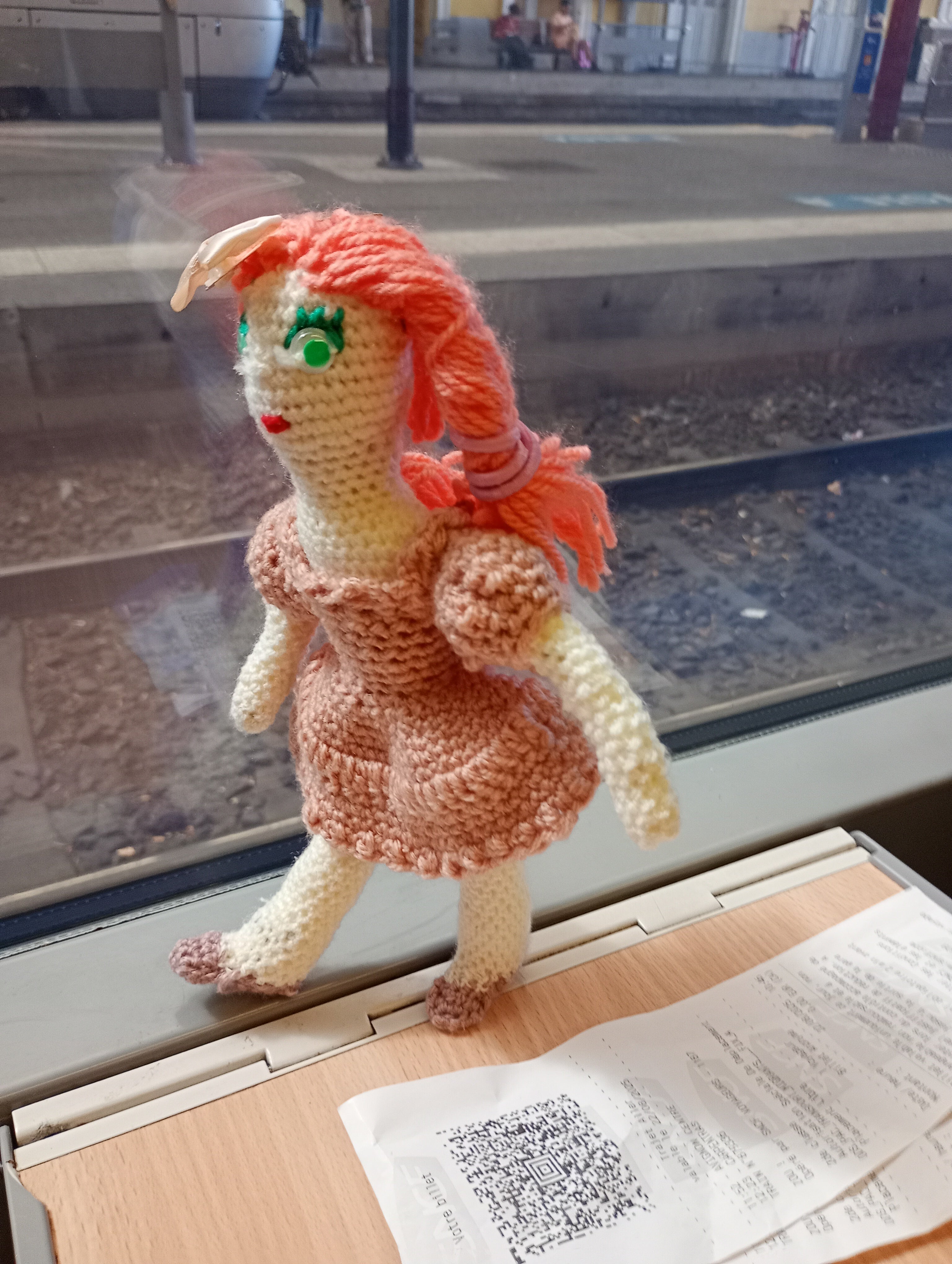 Poupe exsclusive crochet Mudrfe l'inspirstion 25vm