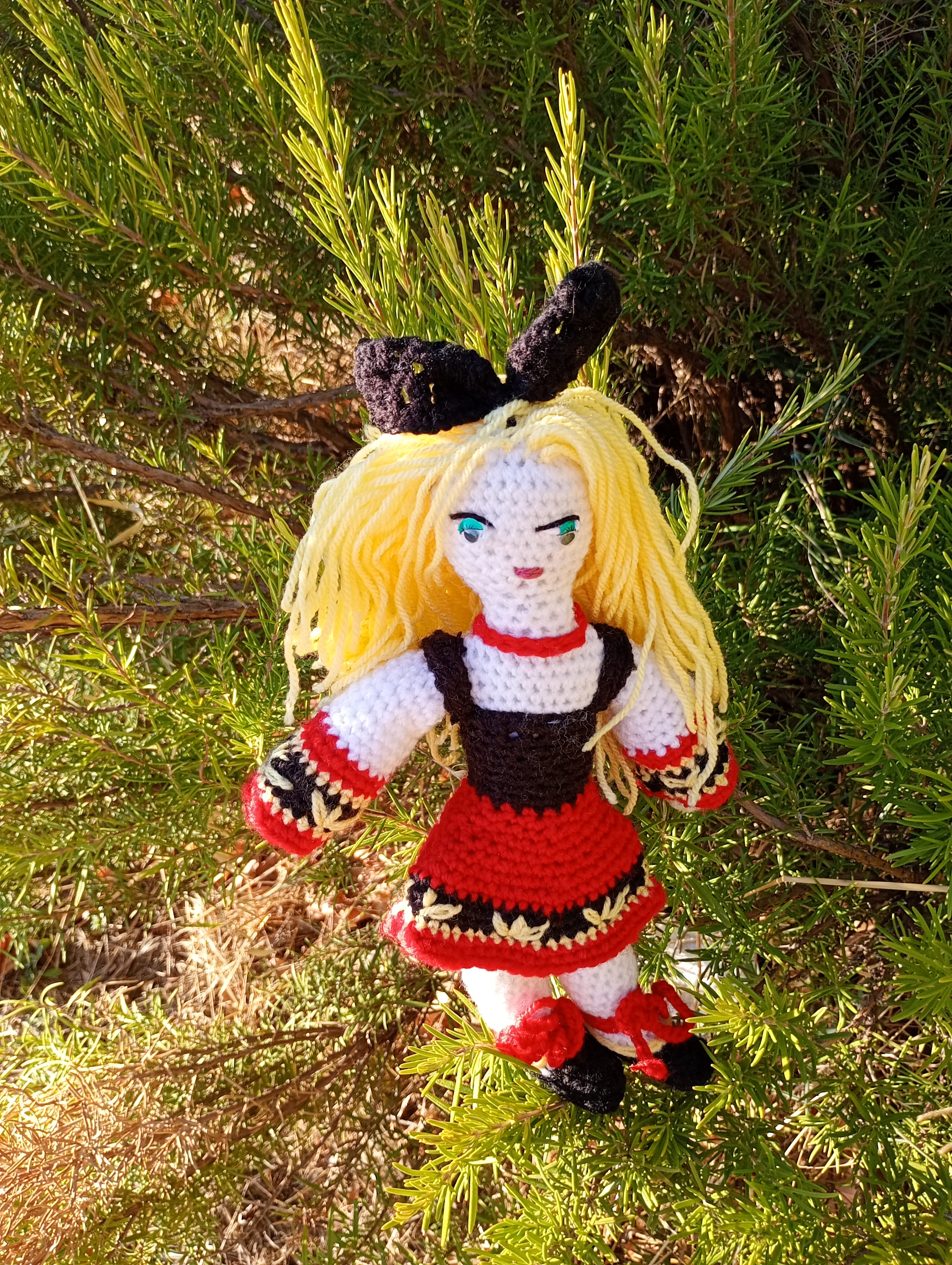 Poupe exsclusive crochet Mafame Eldad 35cm