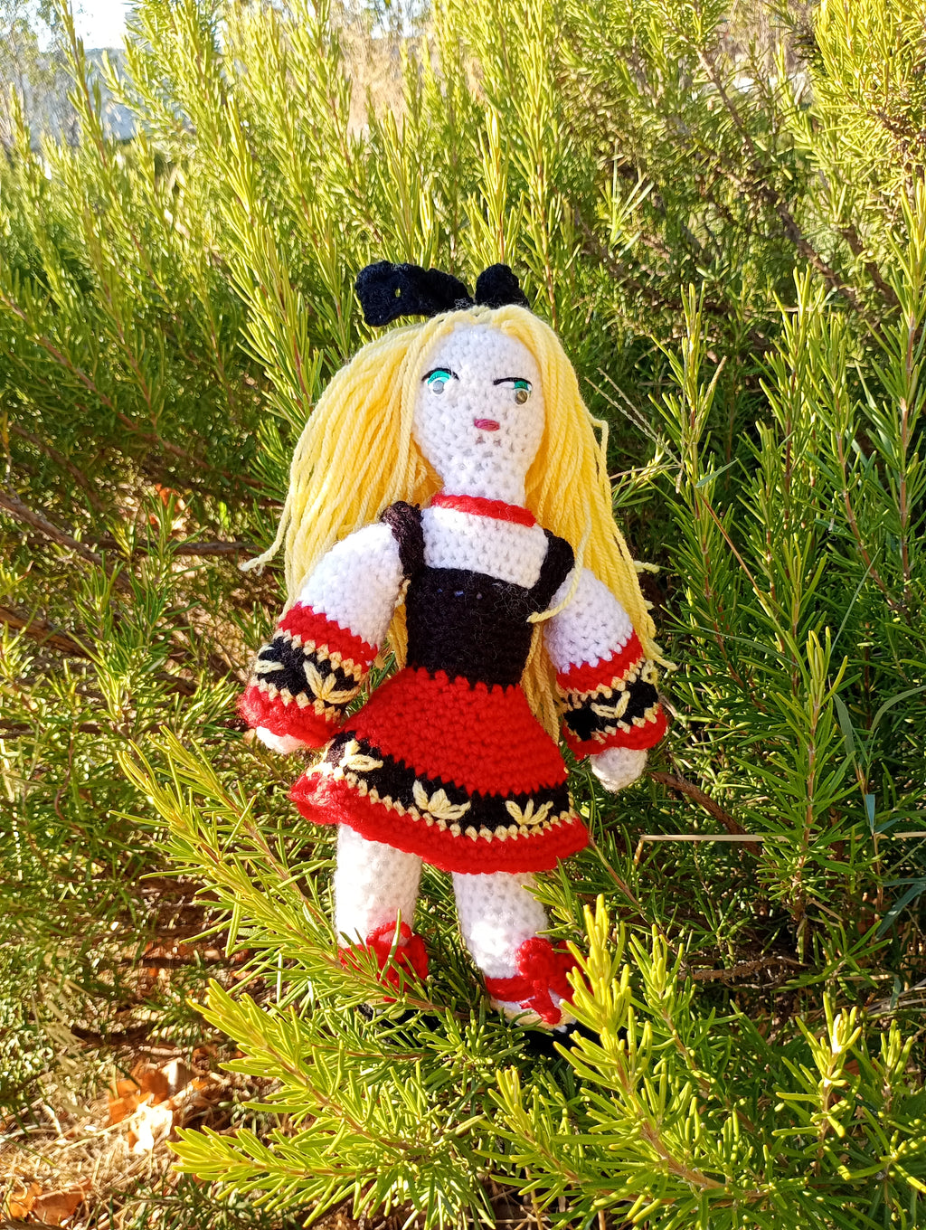 Poupe exsclusive crochet Mafame Eldad 35cm