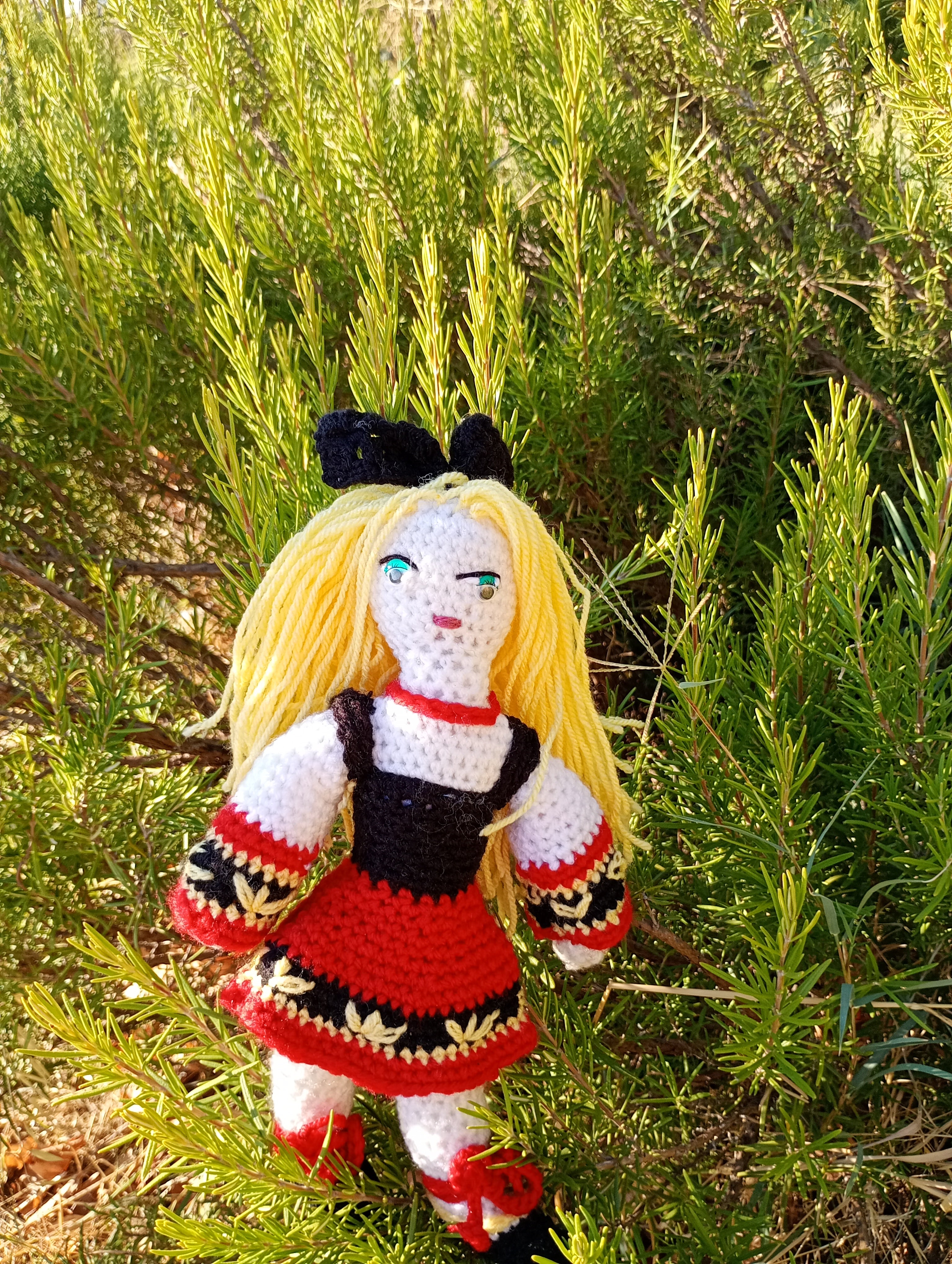 Poupe exsclusive crochet Mafame Eldad 35cm