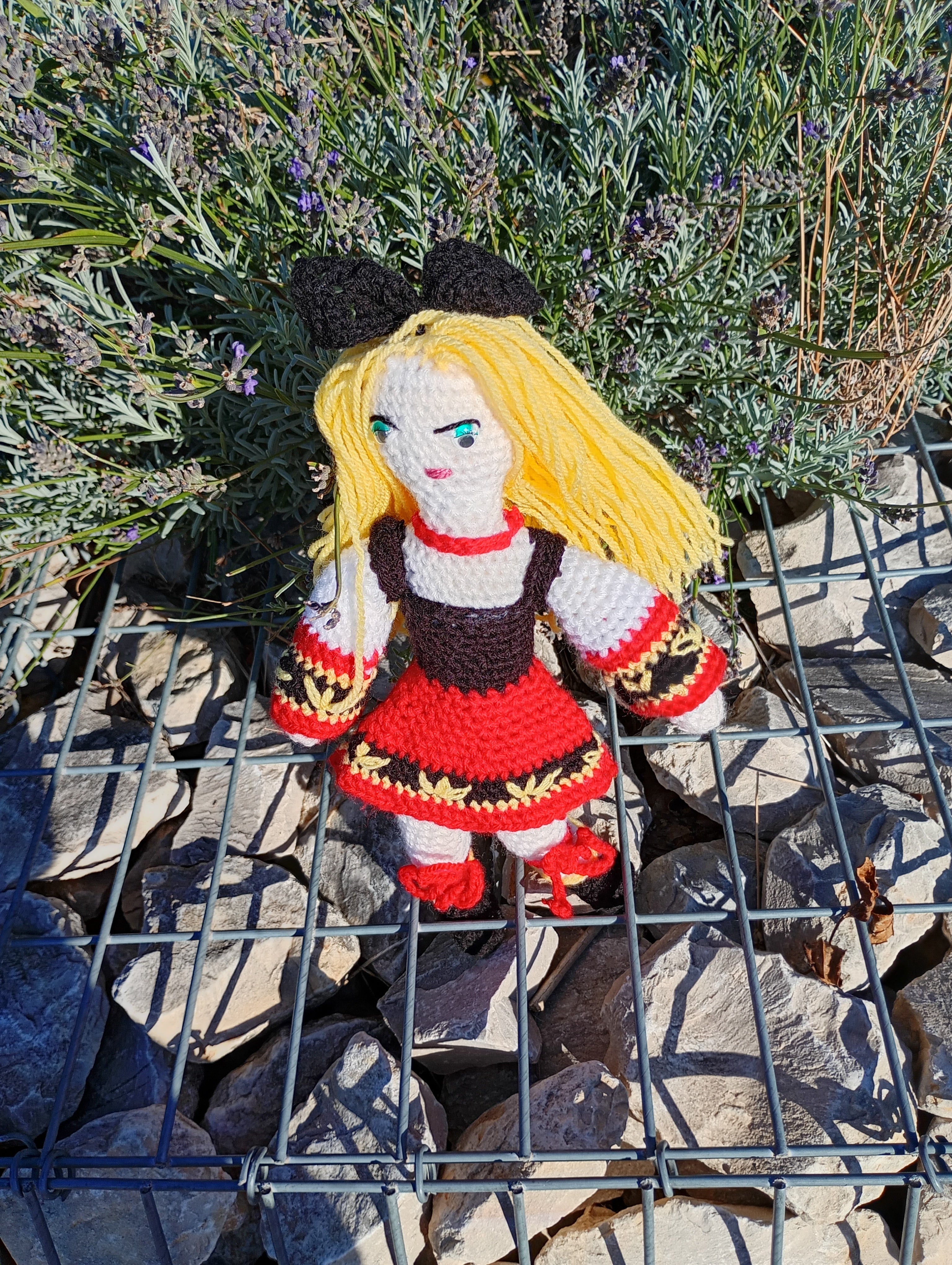 Poupe exsclusive crochet Mafame Eldad 35cm