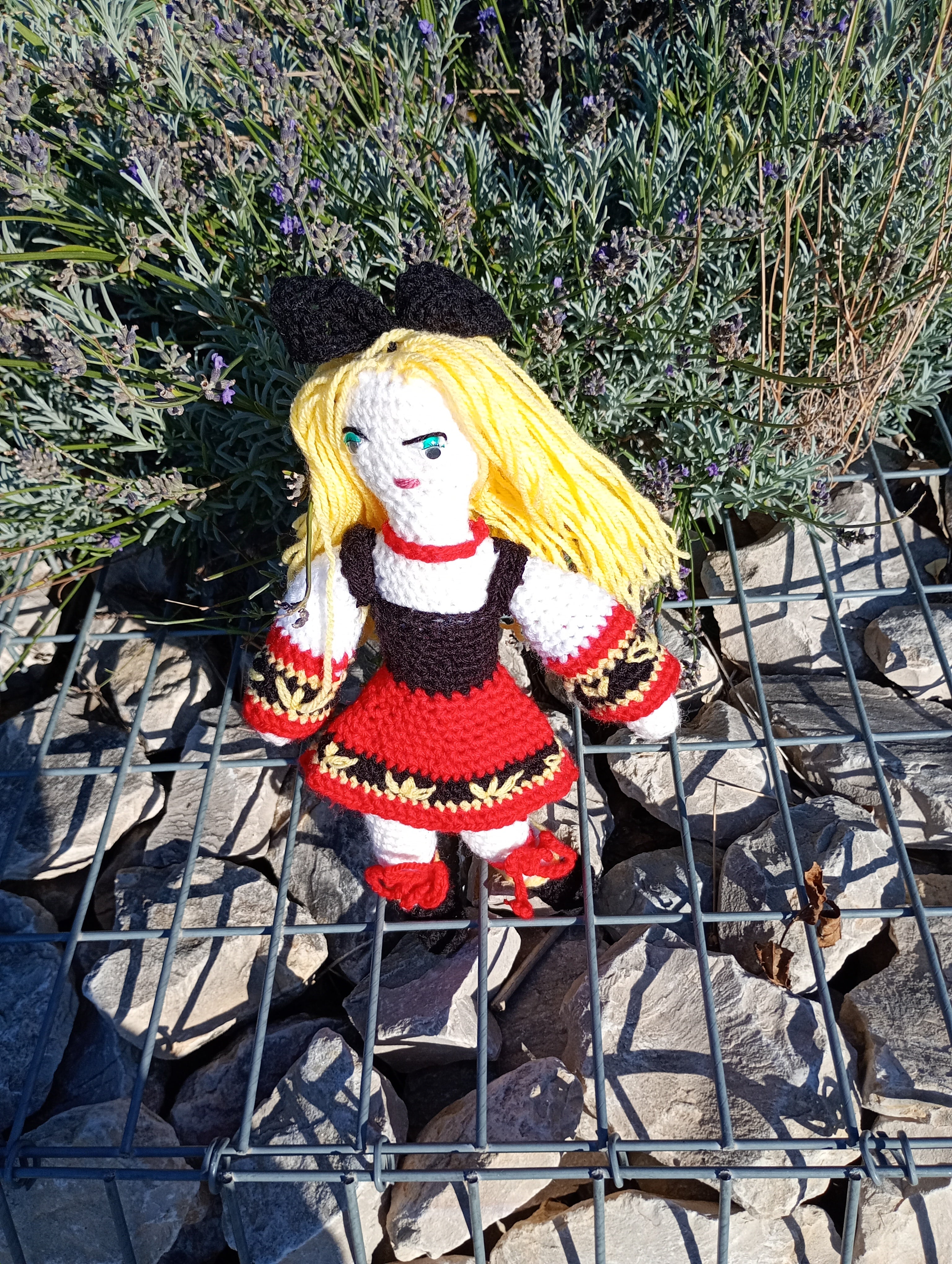 Poupe exsclusive crochet Mafame Eldad 35cm