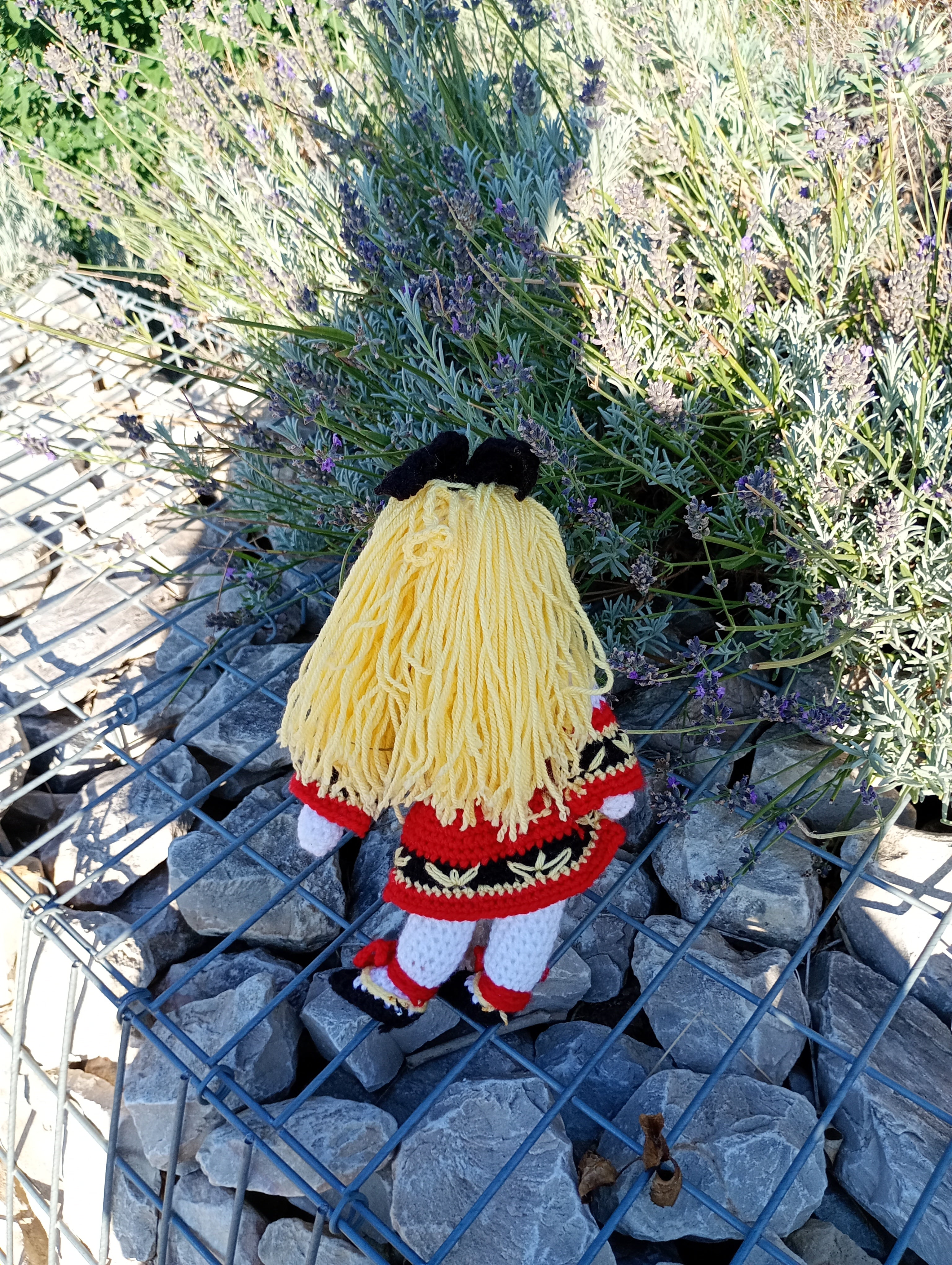 Poupe exsclusive crochet Mafame Eldad 35cm