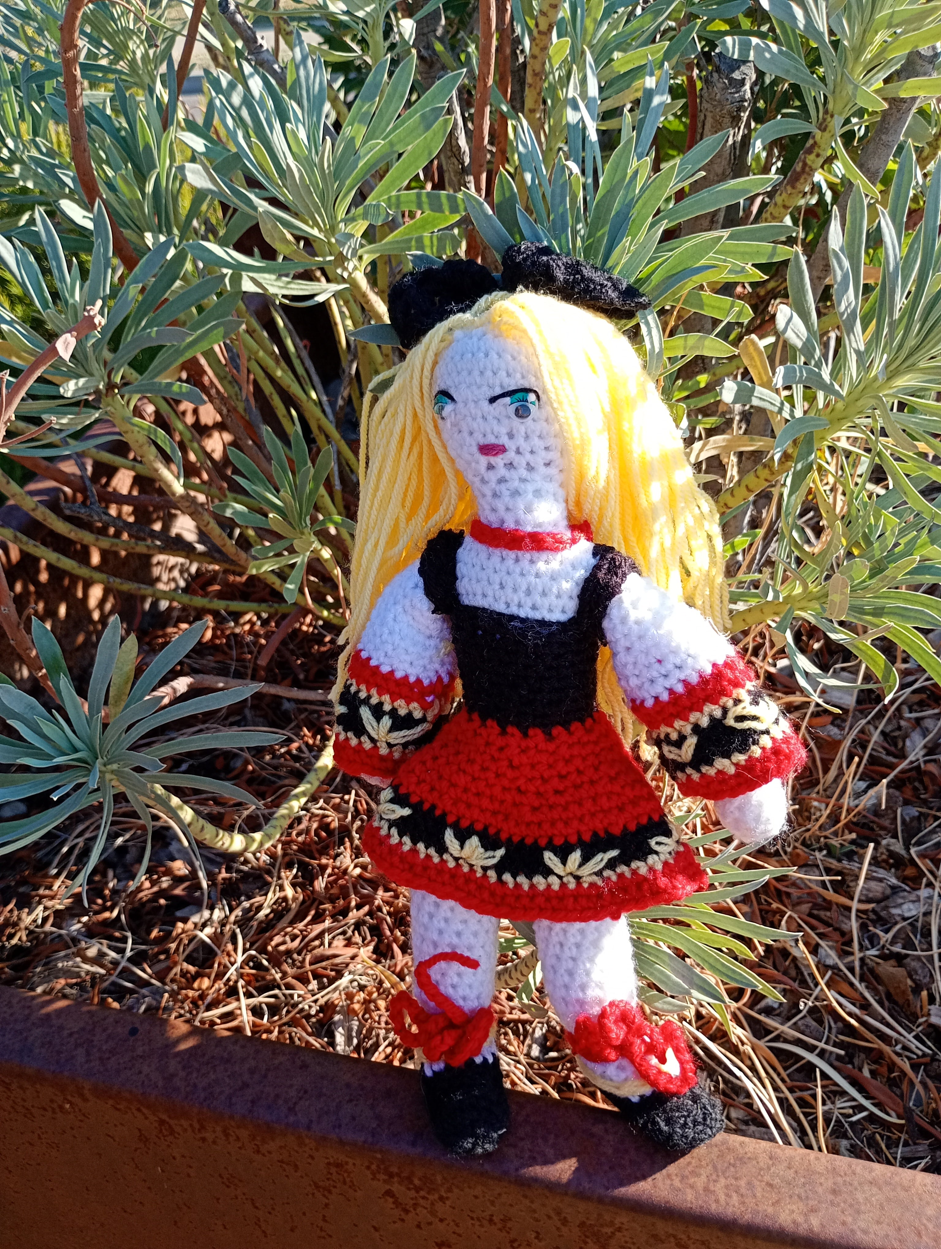 Poupe exsclusive crochet Mafame Eldad 35cm