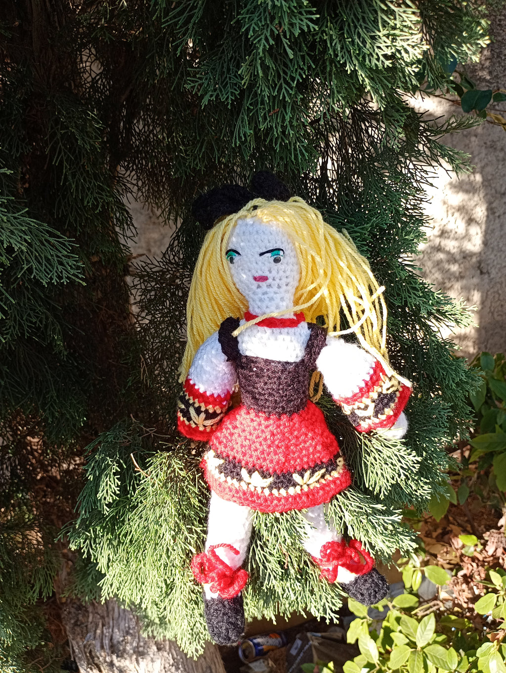 Poupe exsclusive crochet Mafame Eldad 35cm