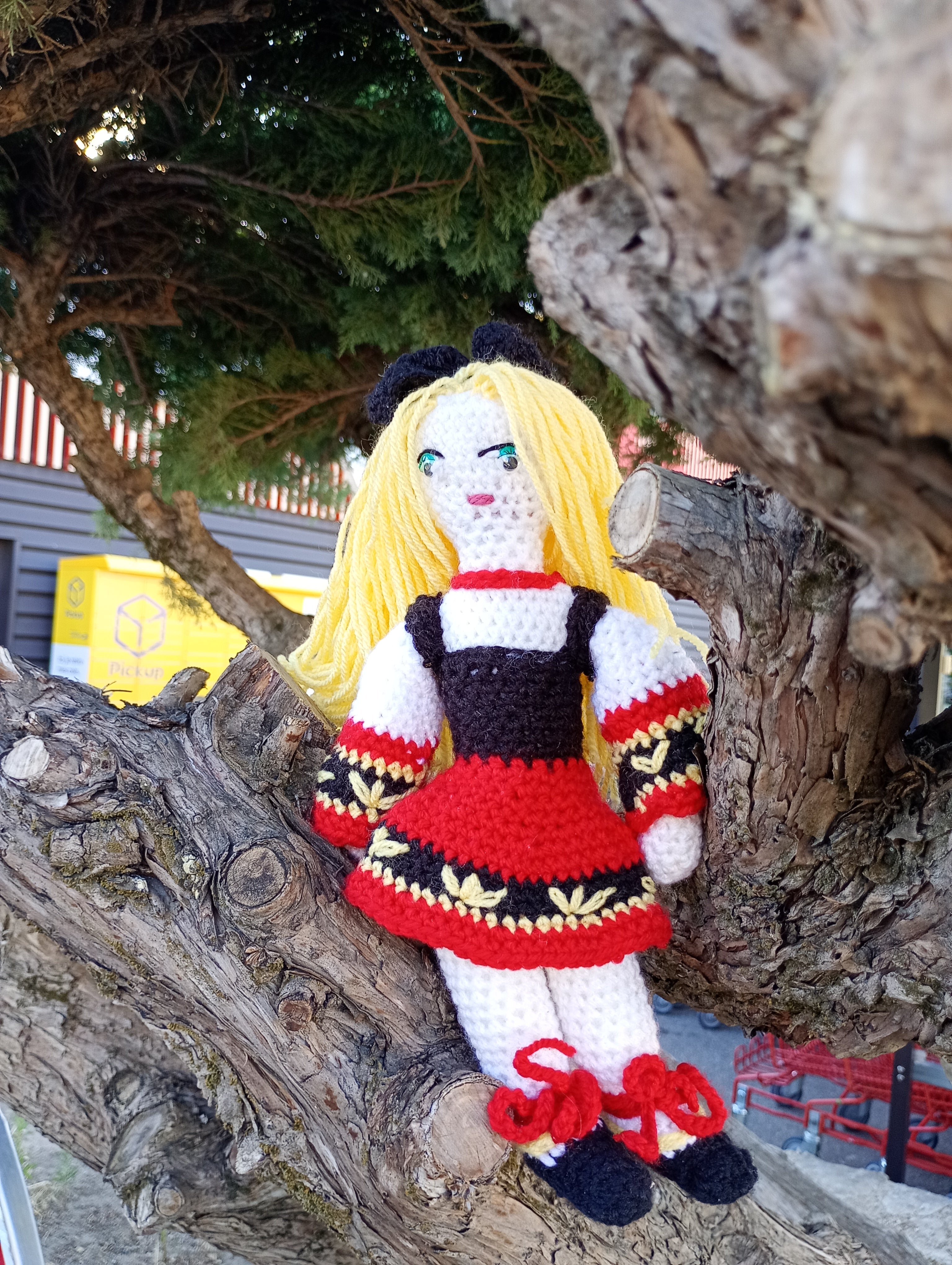 Poupe exsclusive crochet Mafame Eldad 35cm