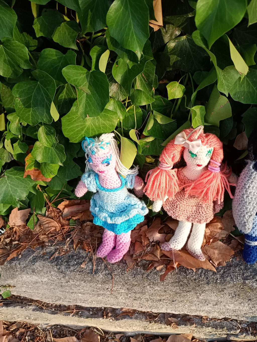 Poupees uniquemen crochet  Musrs gardiennrs dr l'ame 25cm-6musrs