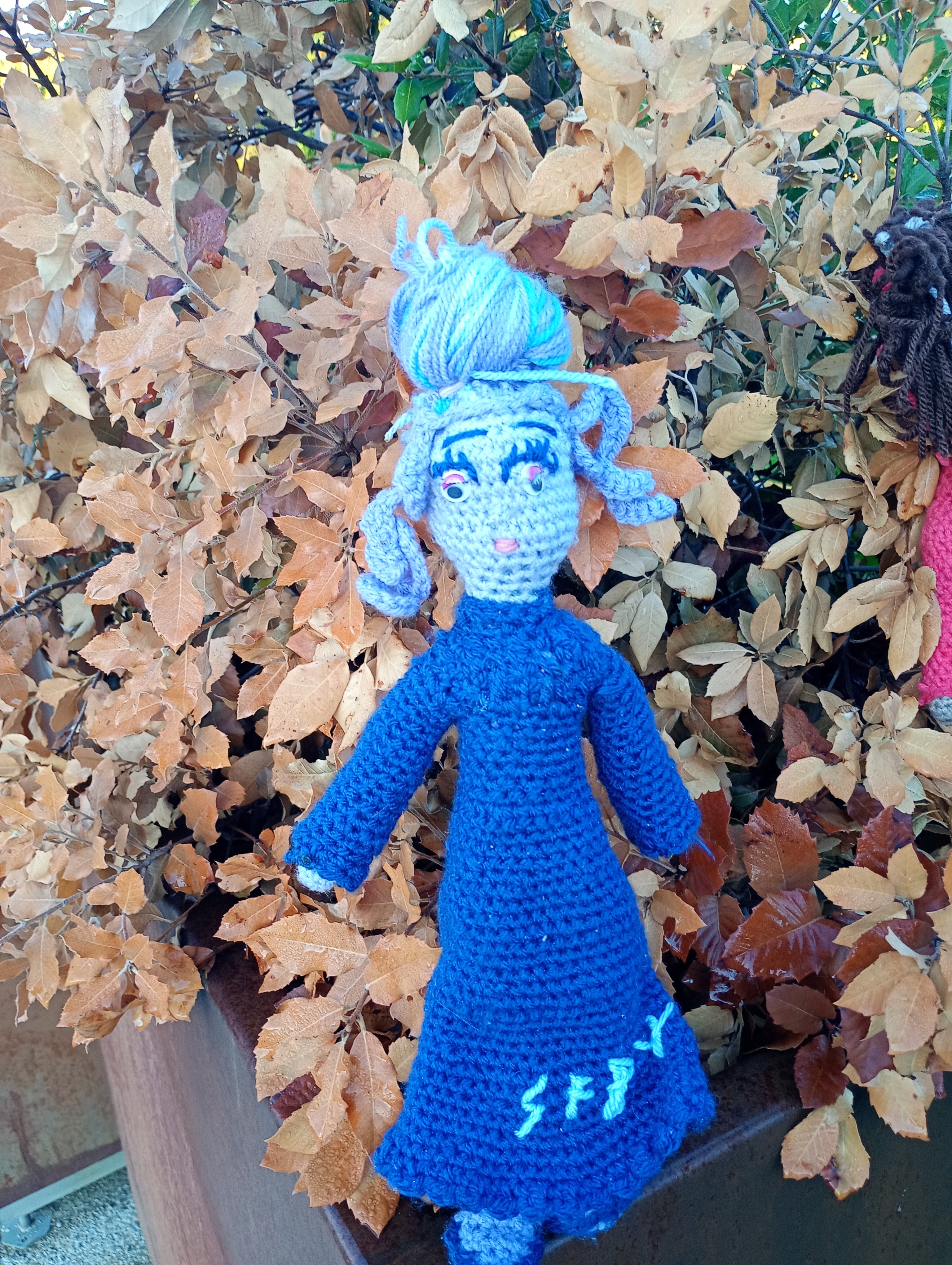 Poupe exsclusive crochet Thr Tabliet of Ecoyerism snd Mysticren35cm