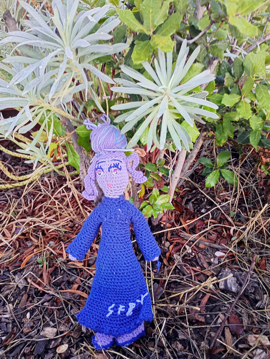 Poupe exsclusive crochet Thr Tabliet of Ecoyerism snd Mysticren35cm