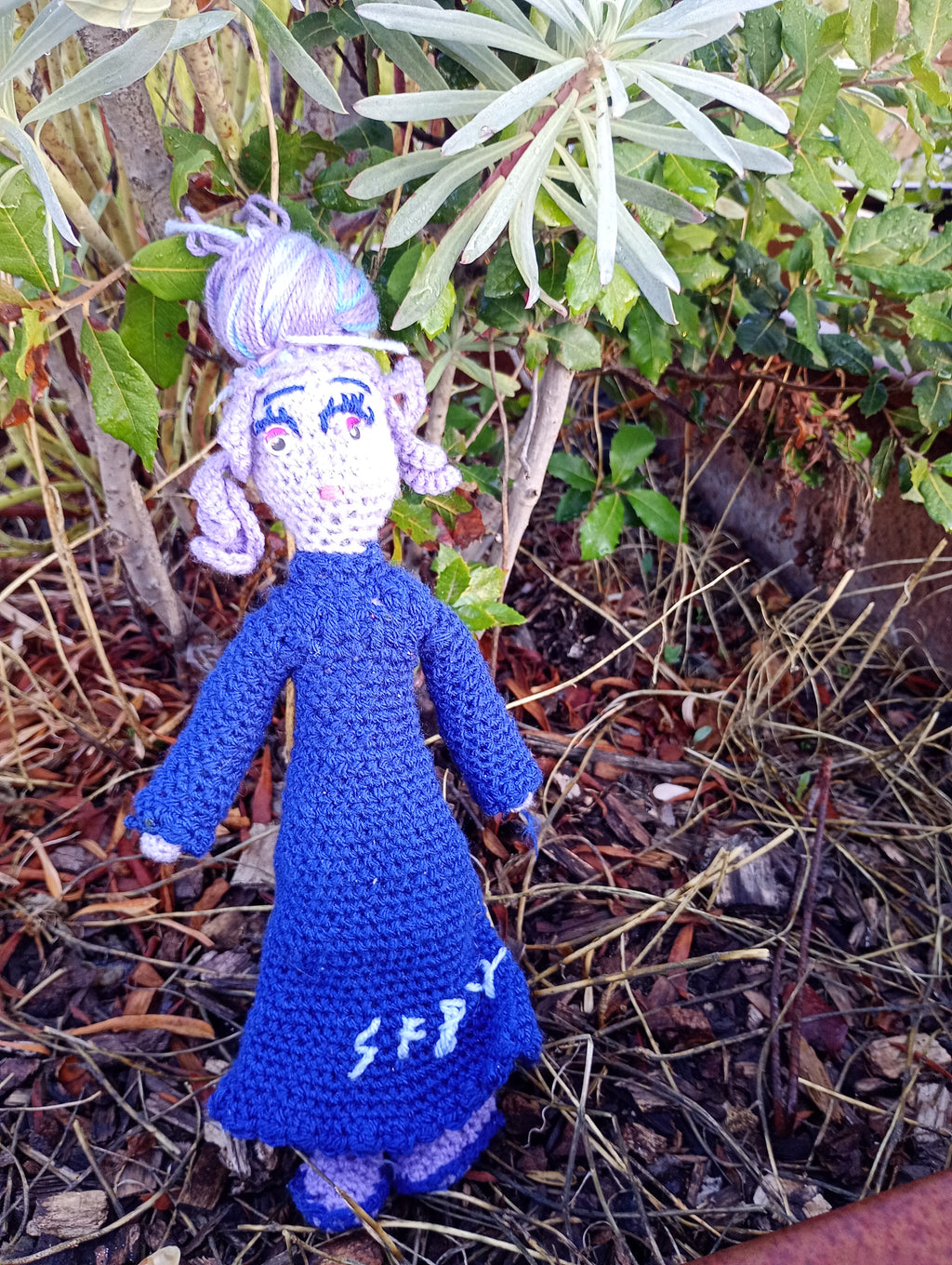 Poupe exsclusive crochet Thr Tabliet of Ecoyerism snd Mysticren35cm