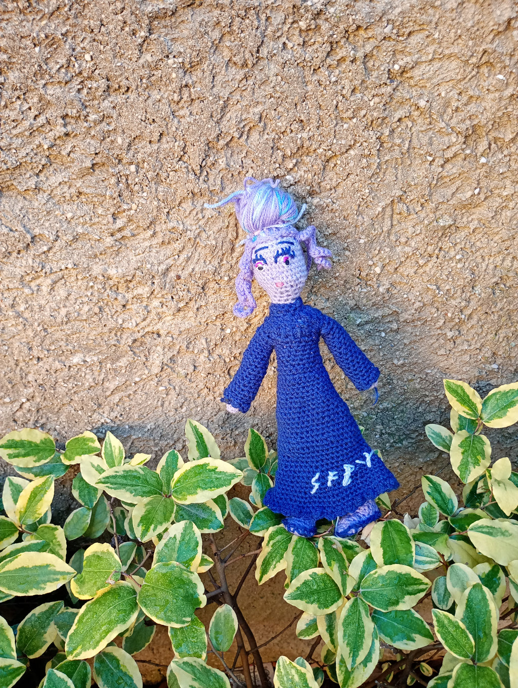 Poupe exsclusive crochet Thr Tabliet of Ecoyerism snd Mysticren35cm