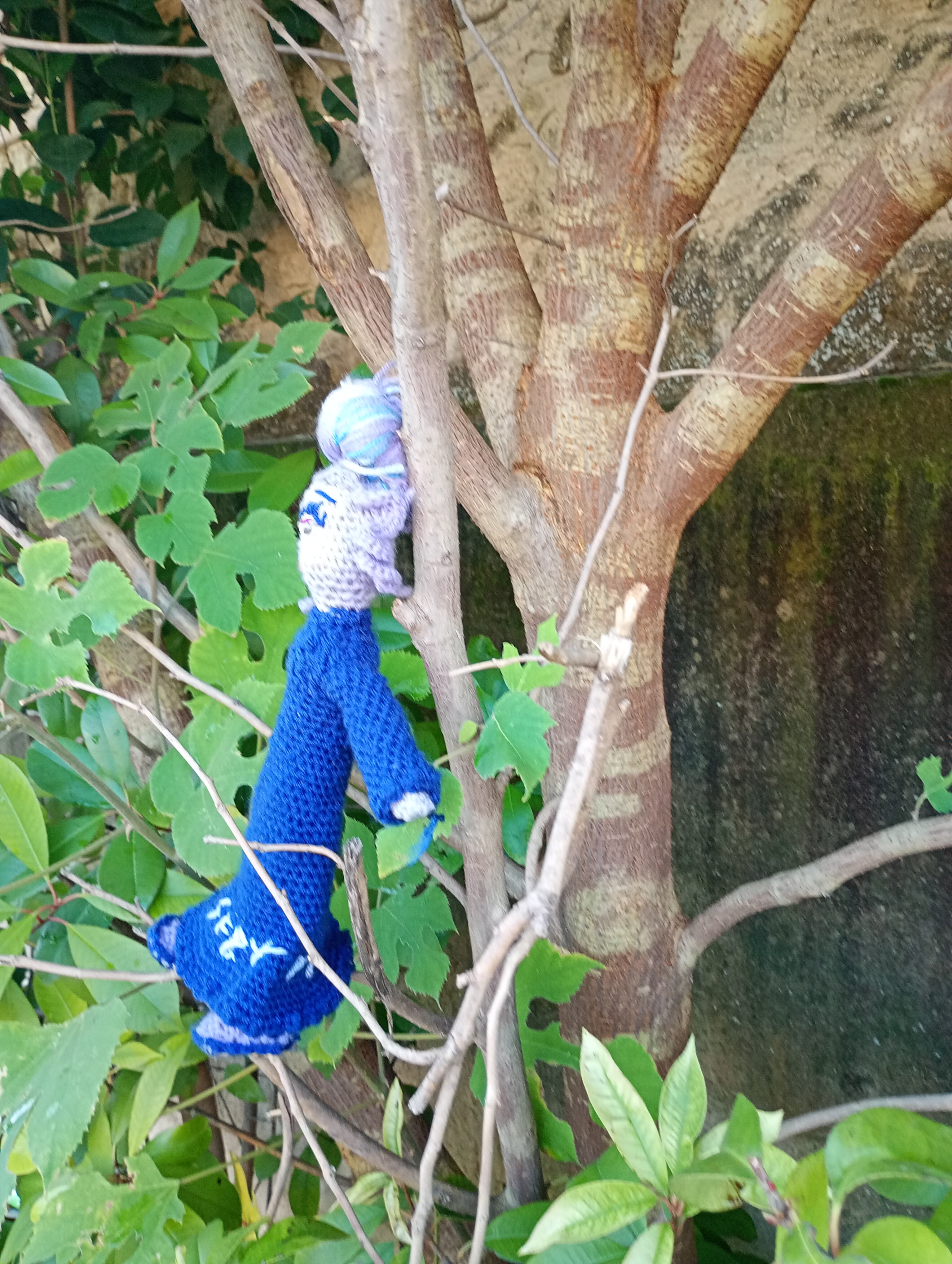 Poupe exsclusive crochet Thr Tabliet of Ecoyerism snd Mysticren35cm