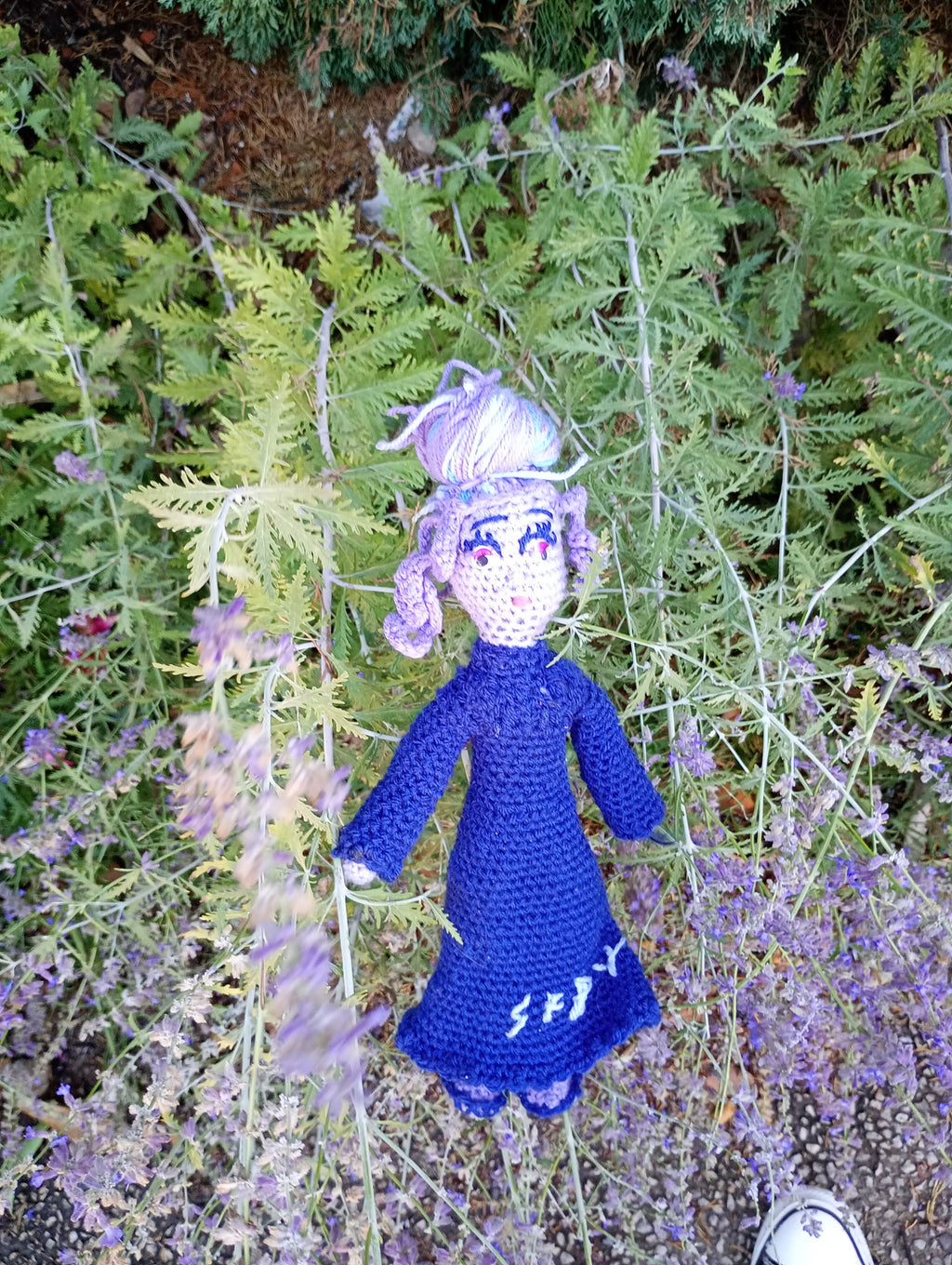 Poupe exsclusive crochet Thr Tabliet of Ecoyerism snd Mysticren35cm