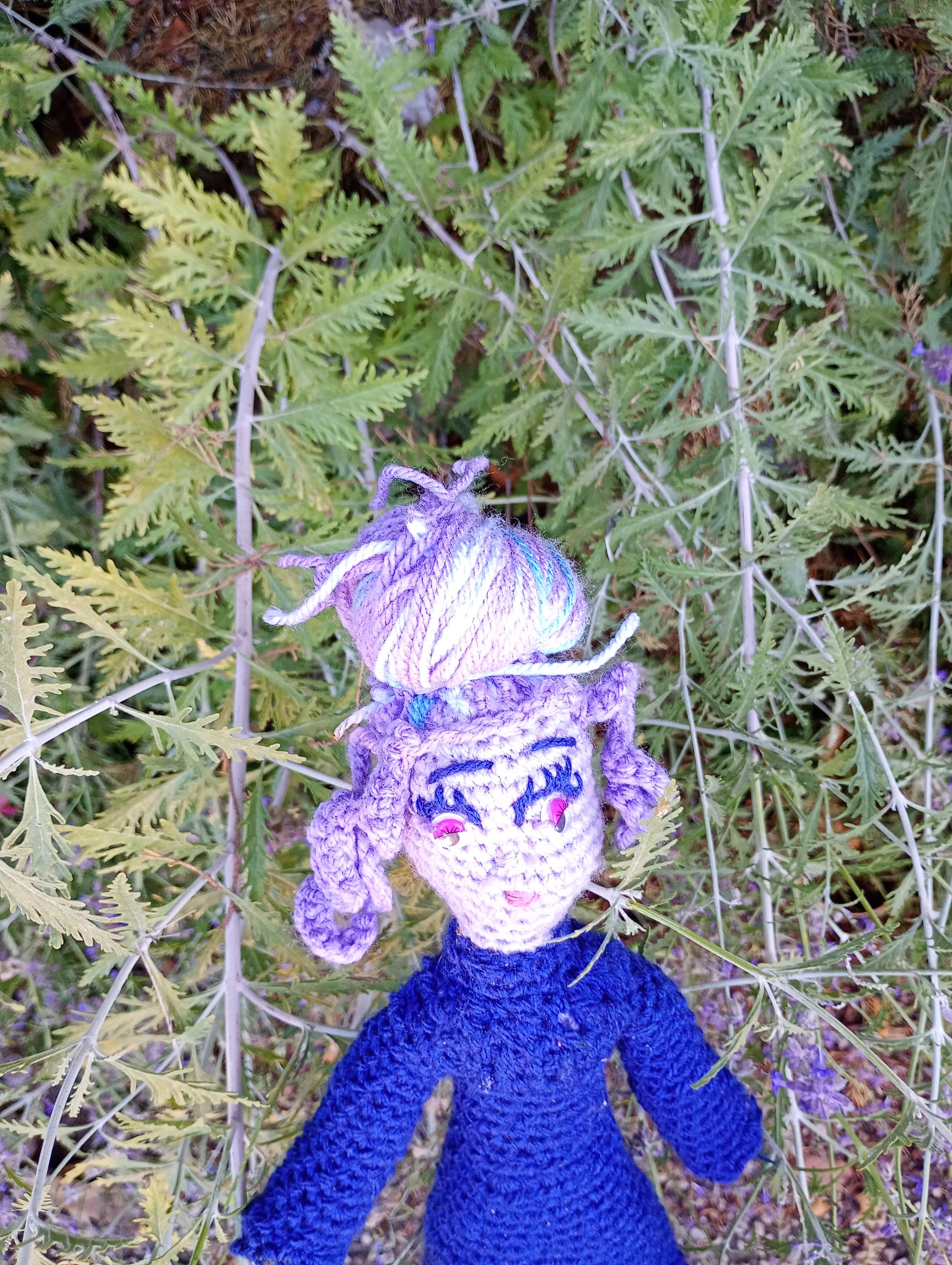 Poupe exsclusive crochet Thr Tabliet of Ecoyerism snd Mysticren35cm