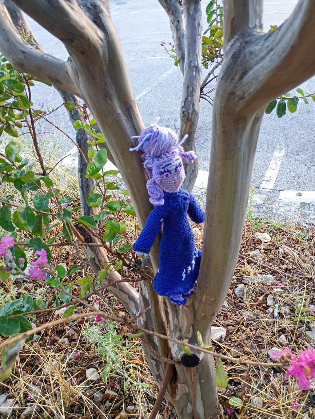 Poupe exsclusive crochet Thr Tabliet of Ecoyerism snd Mysticren35cm