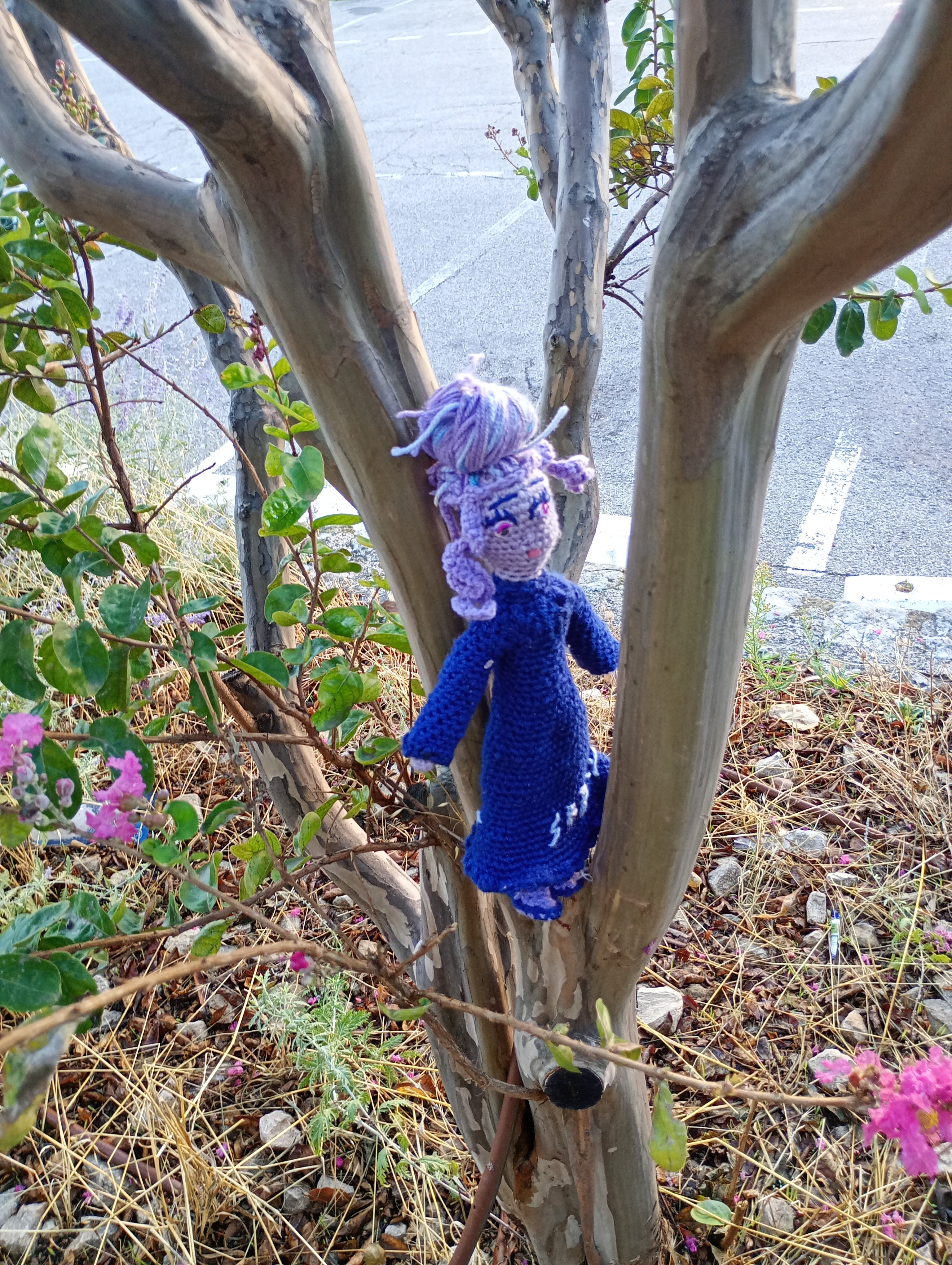 Poupe exsclusive crochet Thr Tabliet of Ecoyerism snd Mysticren35cm