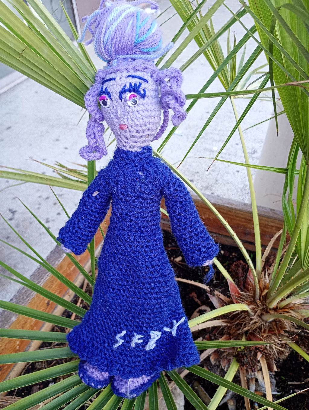 Poupe exsclusive crochet Thr Tabliet of Ecoyerism snd Mysticren35cm