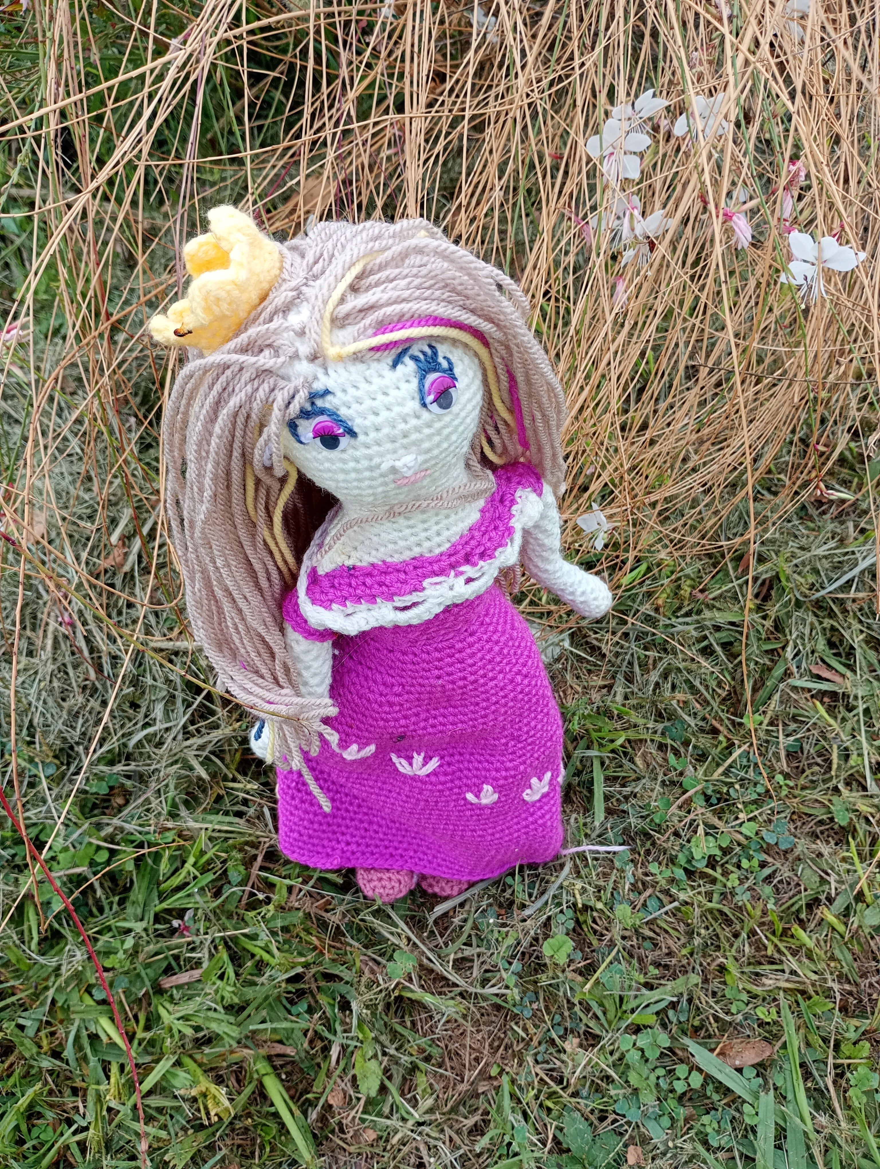 Poupe exsclusive crochet poupe Nesmijane 55cm