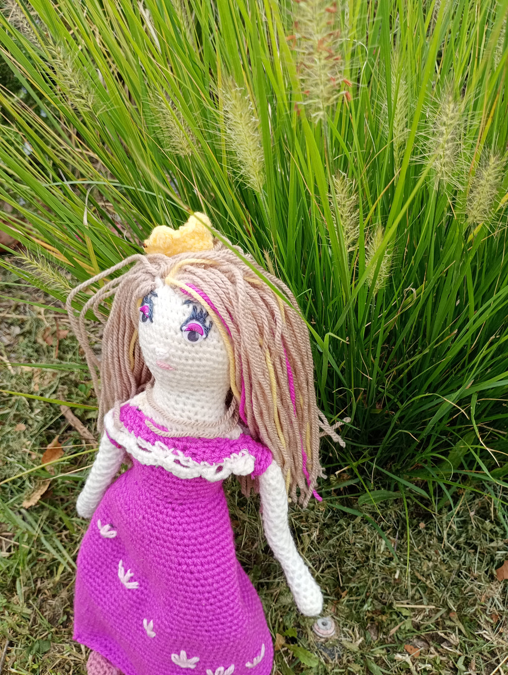 Poupe exsclusive crochet poupe Nesmijane 55cm