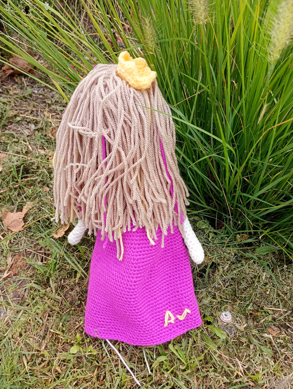 Poupe exsclusive crochet poupe Nesmijane 55cm