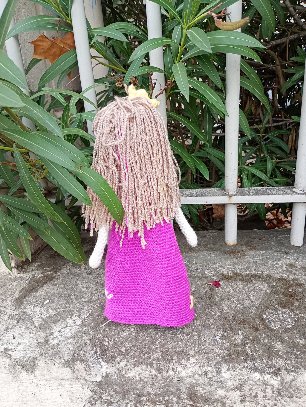 Poupe exsclusive crochet poupe Nesmijane 55cm