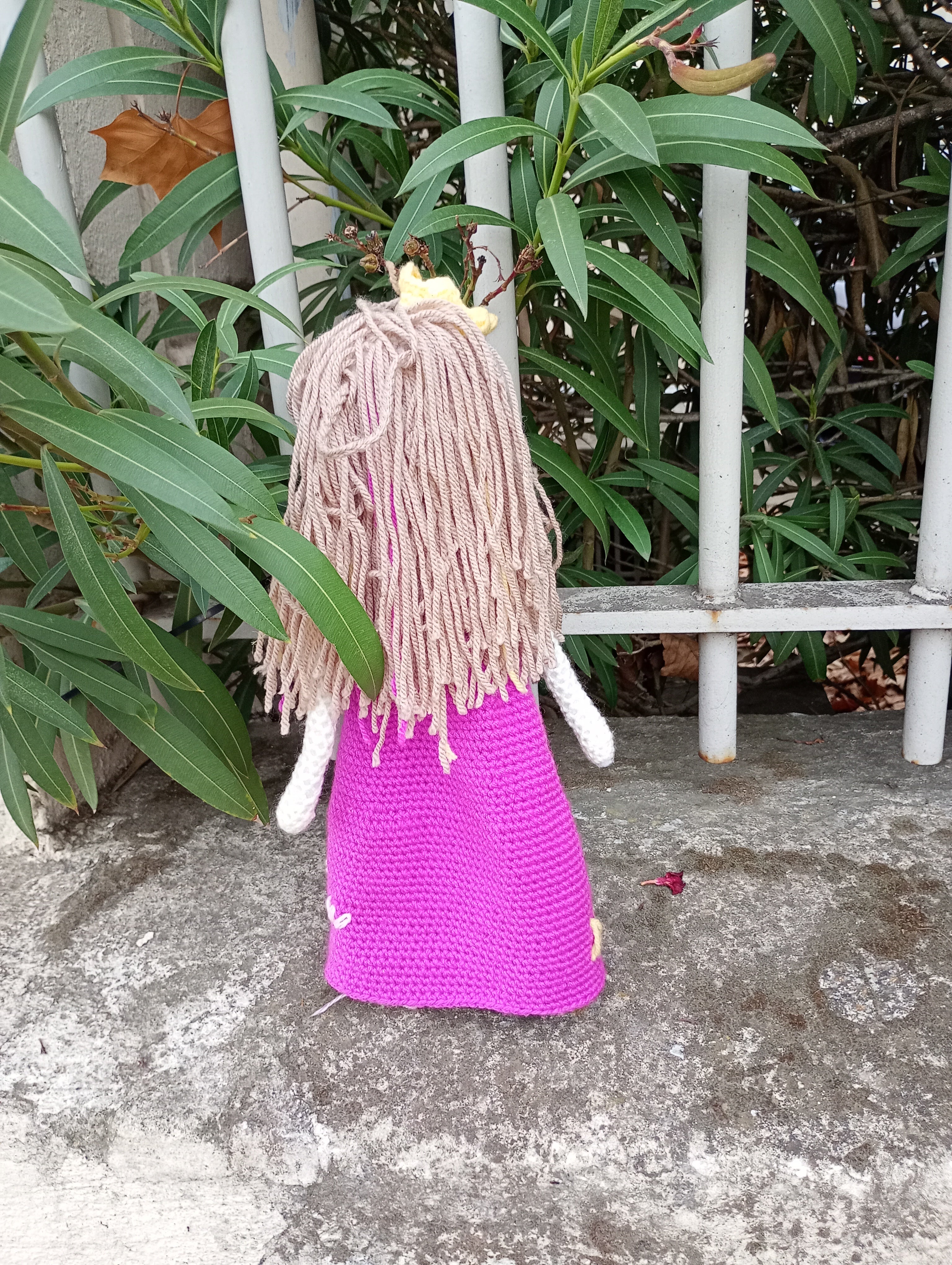 Poupe exsclusive crochet poupe Nesmijane 55cm