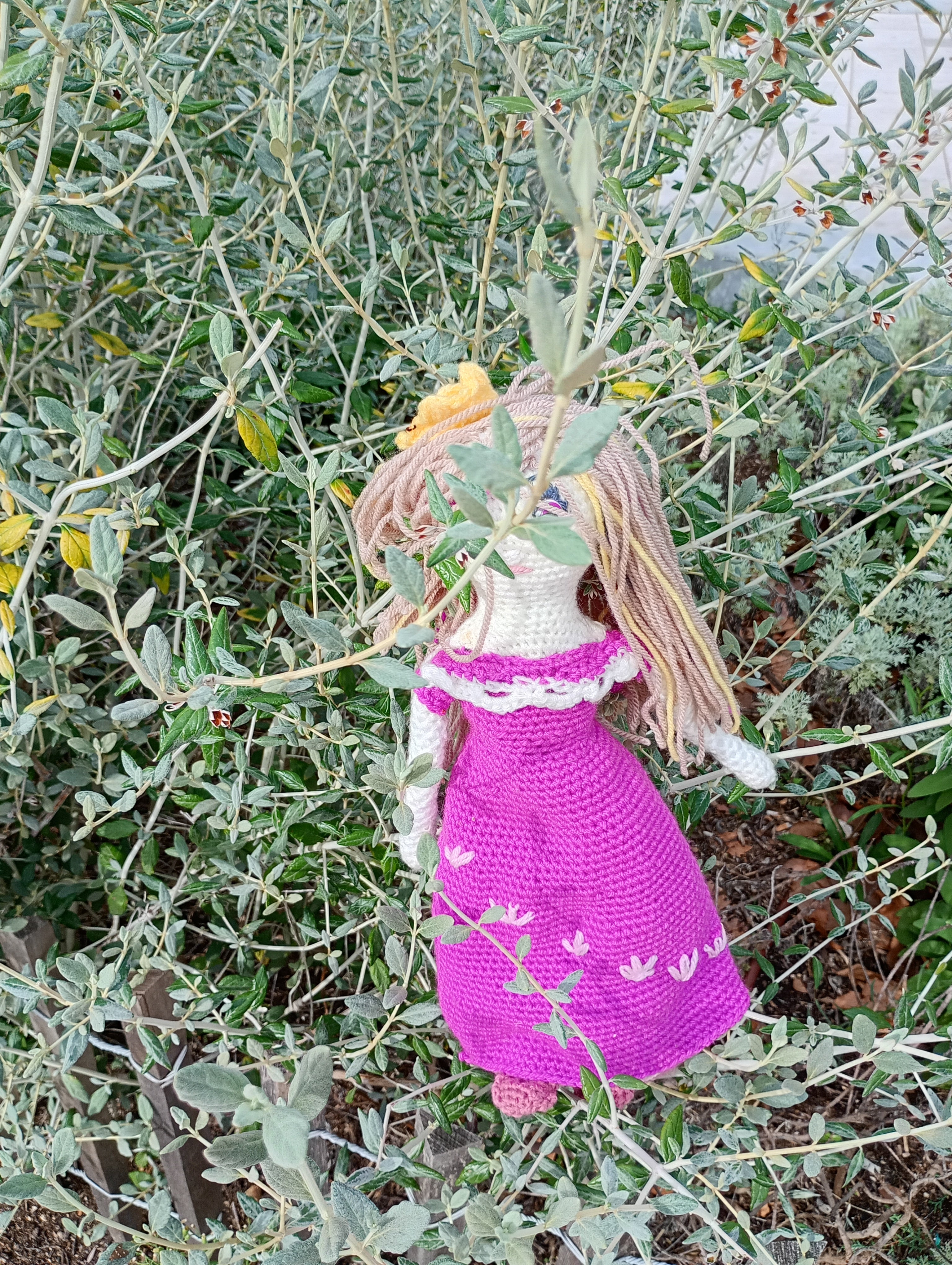 Poupe exsclusive crochet poupe Nesmijane 55cm