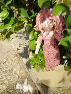 Poupe exsclusive crochet ka Tablette du Destin 35cm