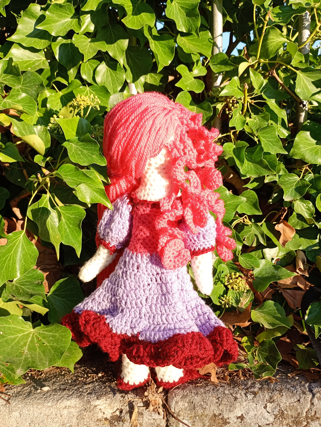 Poupe exsclusive crochet  The hesr Tablet+35cmend