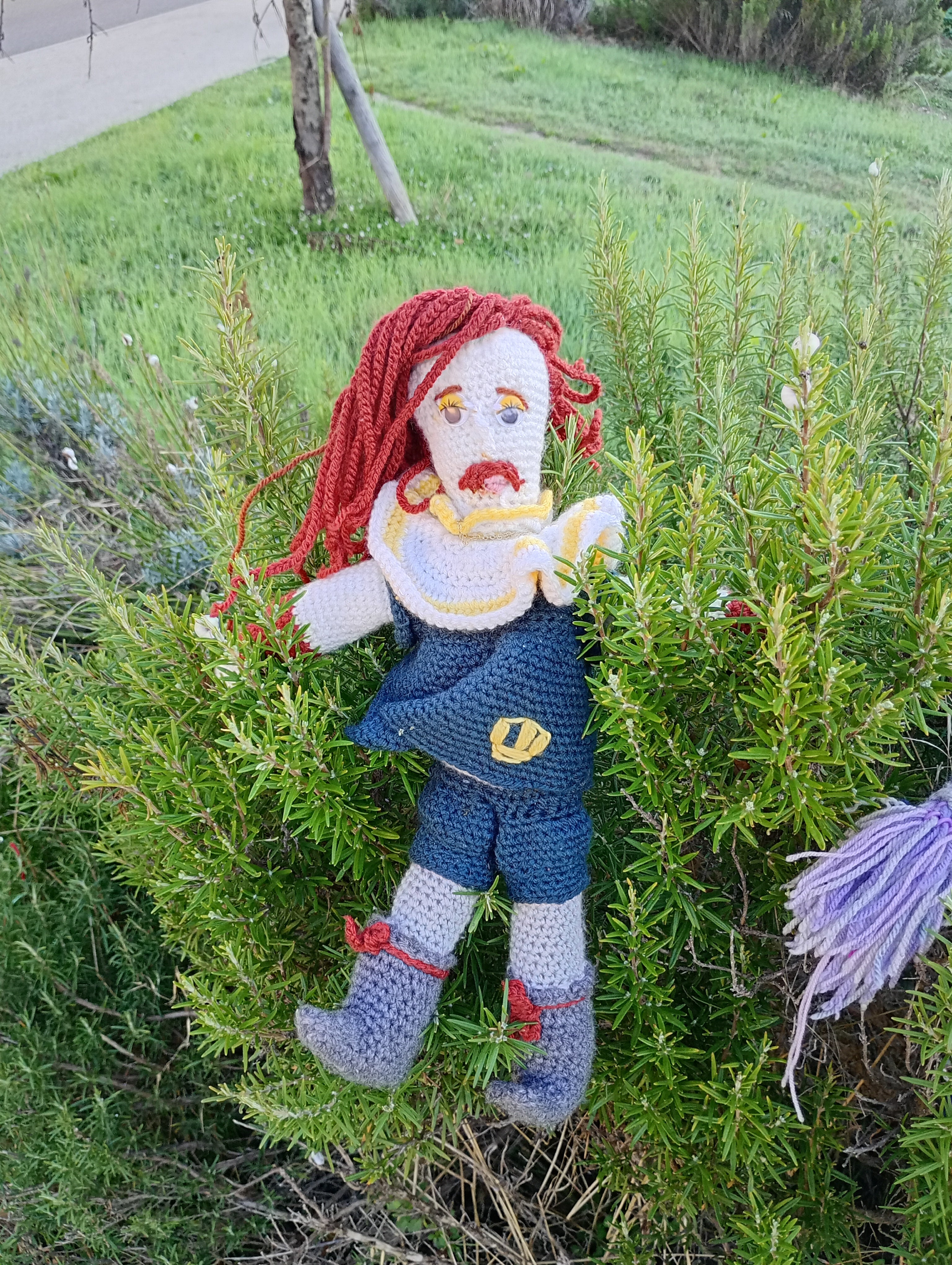 Poupe exsclusive crochet Mirovee50cm