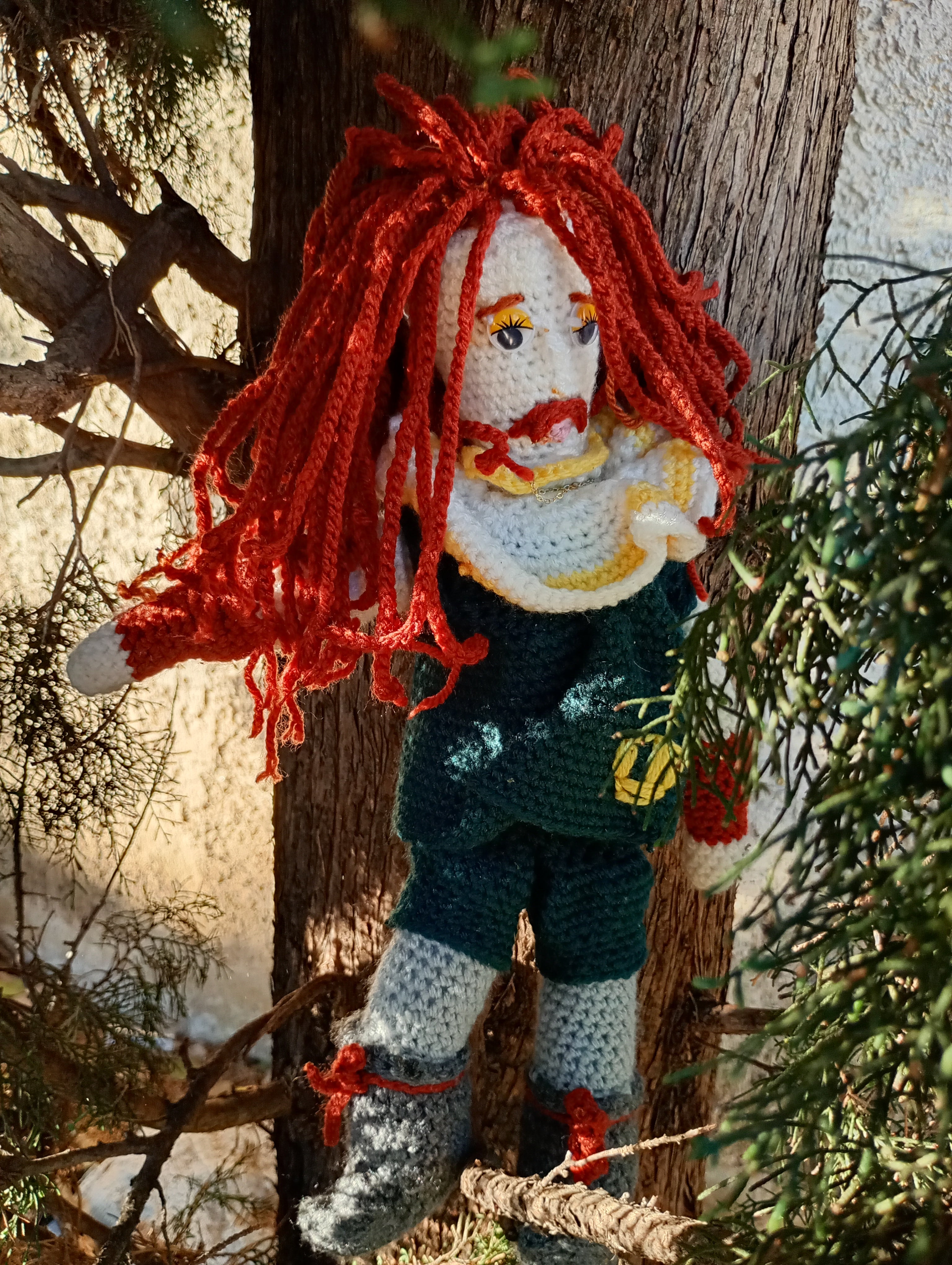 Poupe exsclusive crochet Mirovee50cm