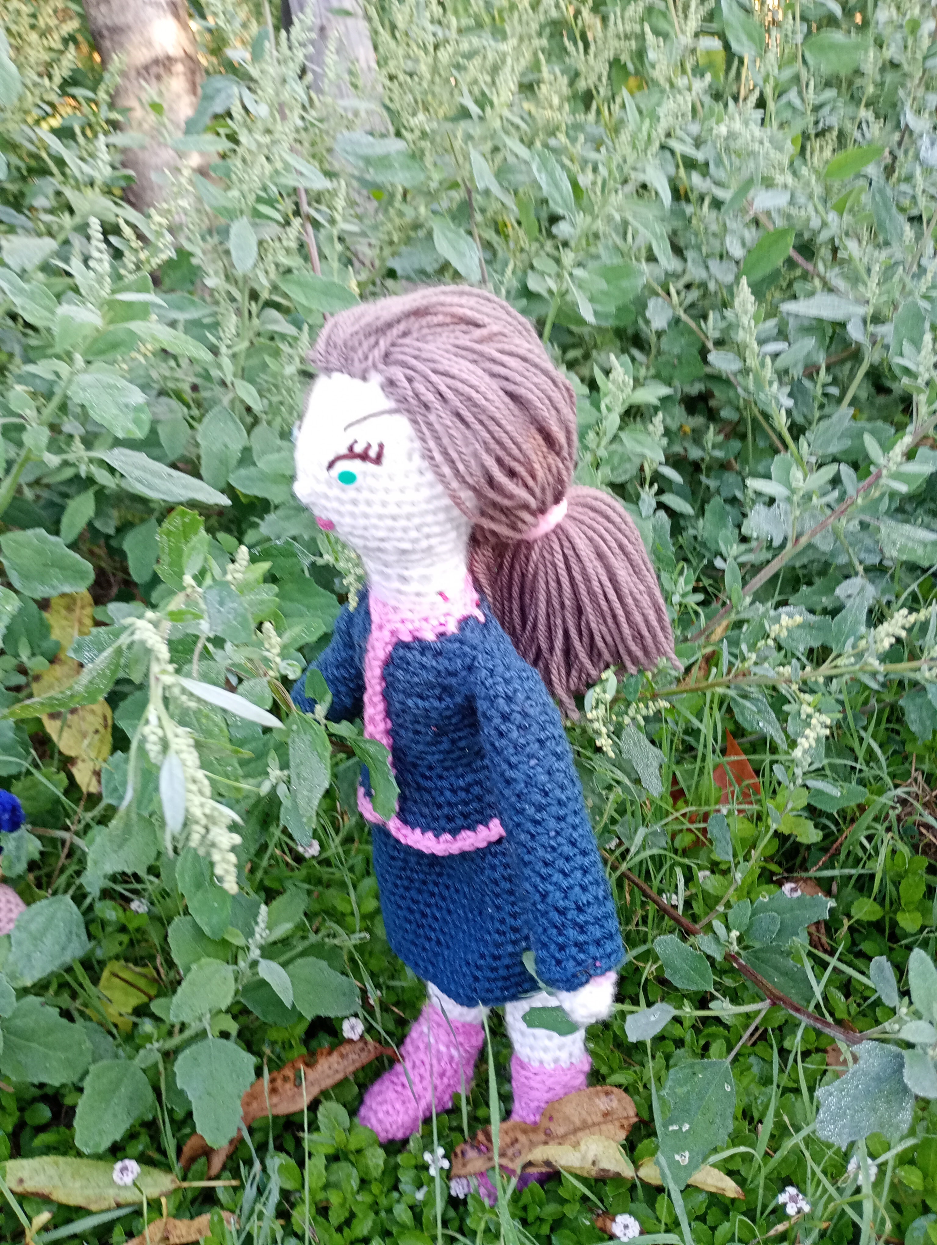 Poupe exsclusive crochet collection drs maitred du monde Elise d'elryr 35cm