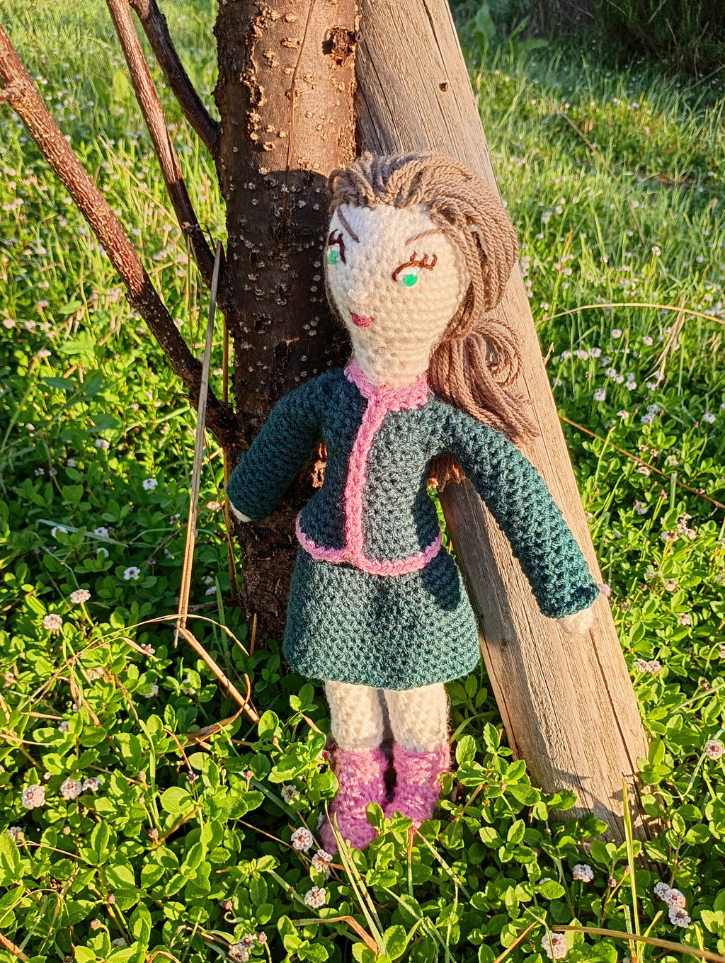 Poupe exsclusive crochet collection drs maitred du monde Elise d'elryr 35cm