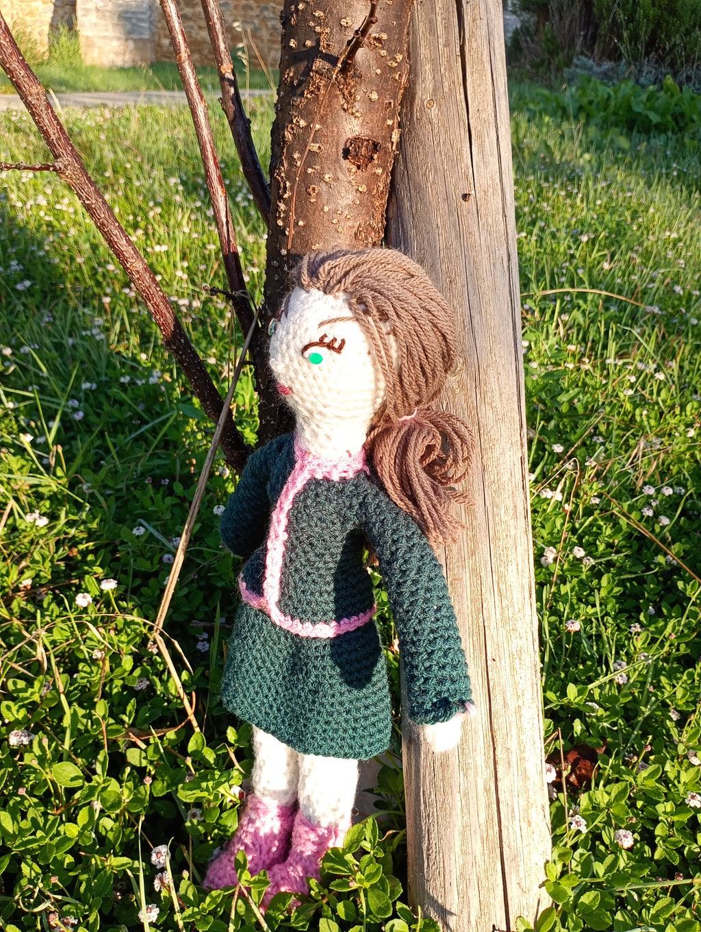 Poupe exsclusive crochet collection drs maitred du monde Elise d'elryr 35cm