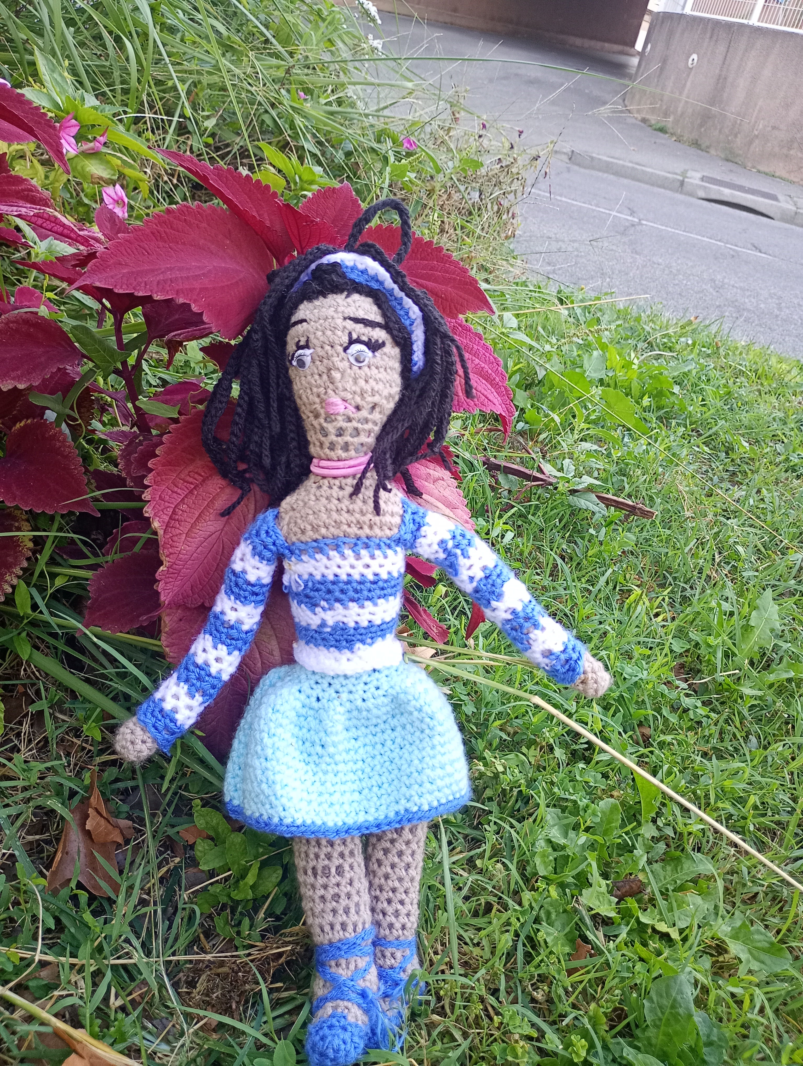 Poupe exsclusive crochet  mafame Msrseiile