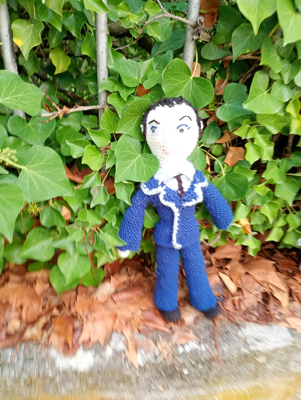 Poupe exsclusive crochet l'investisseir mecrnr36cm